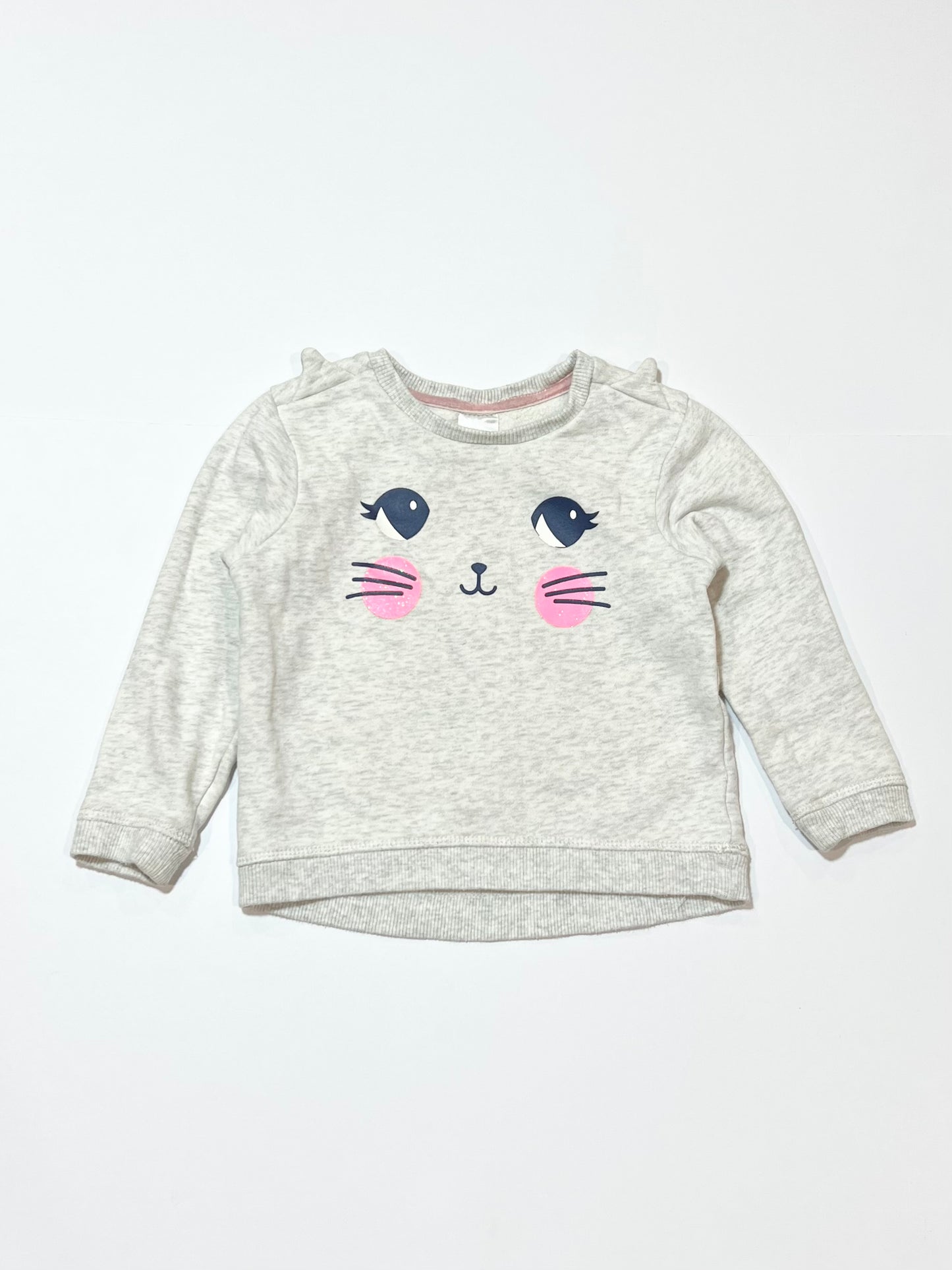Grey cat sweater - Size 2