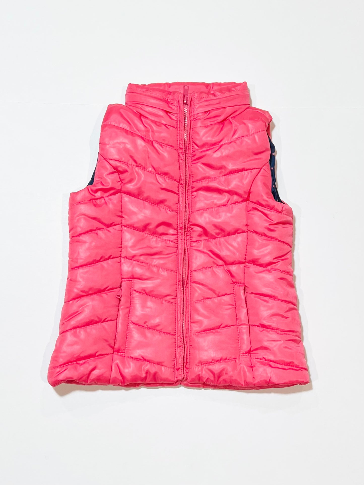 Pink puffer vest - Size 2