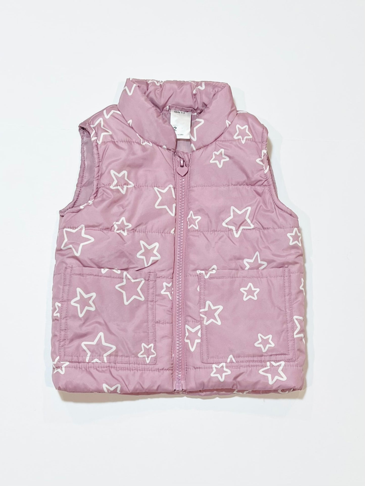 Stars puffer vest - Size 2
