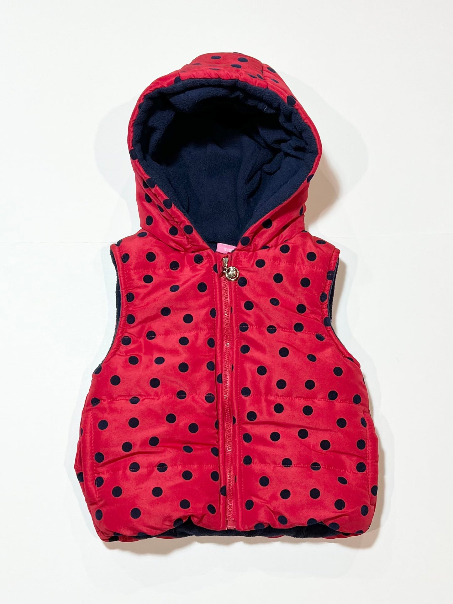 Hooded puffer vest - Size 2