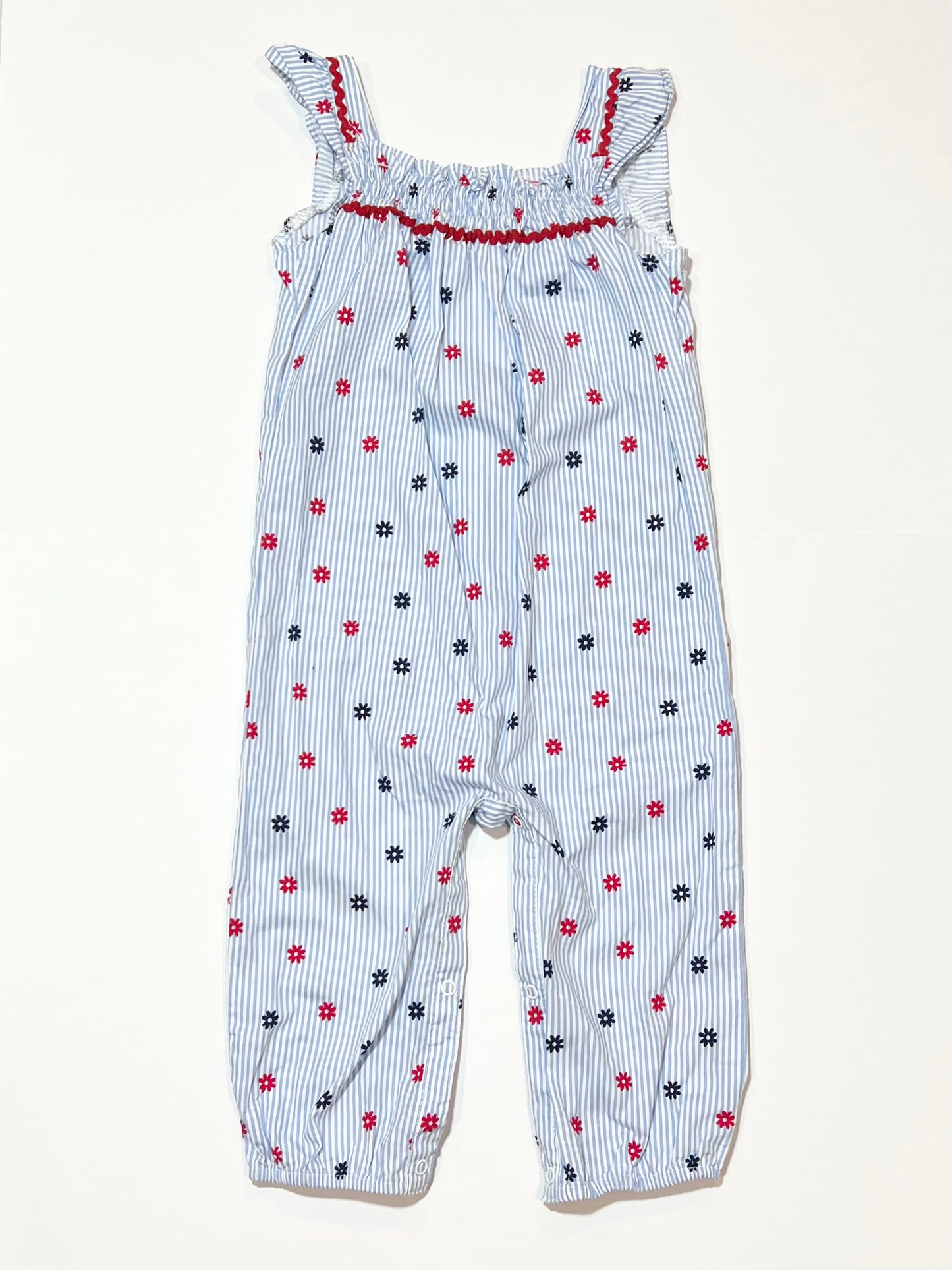 Cotton floral romper - Size 2