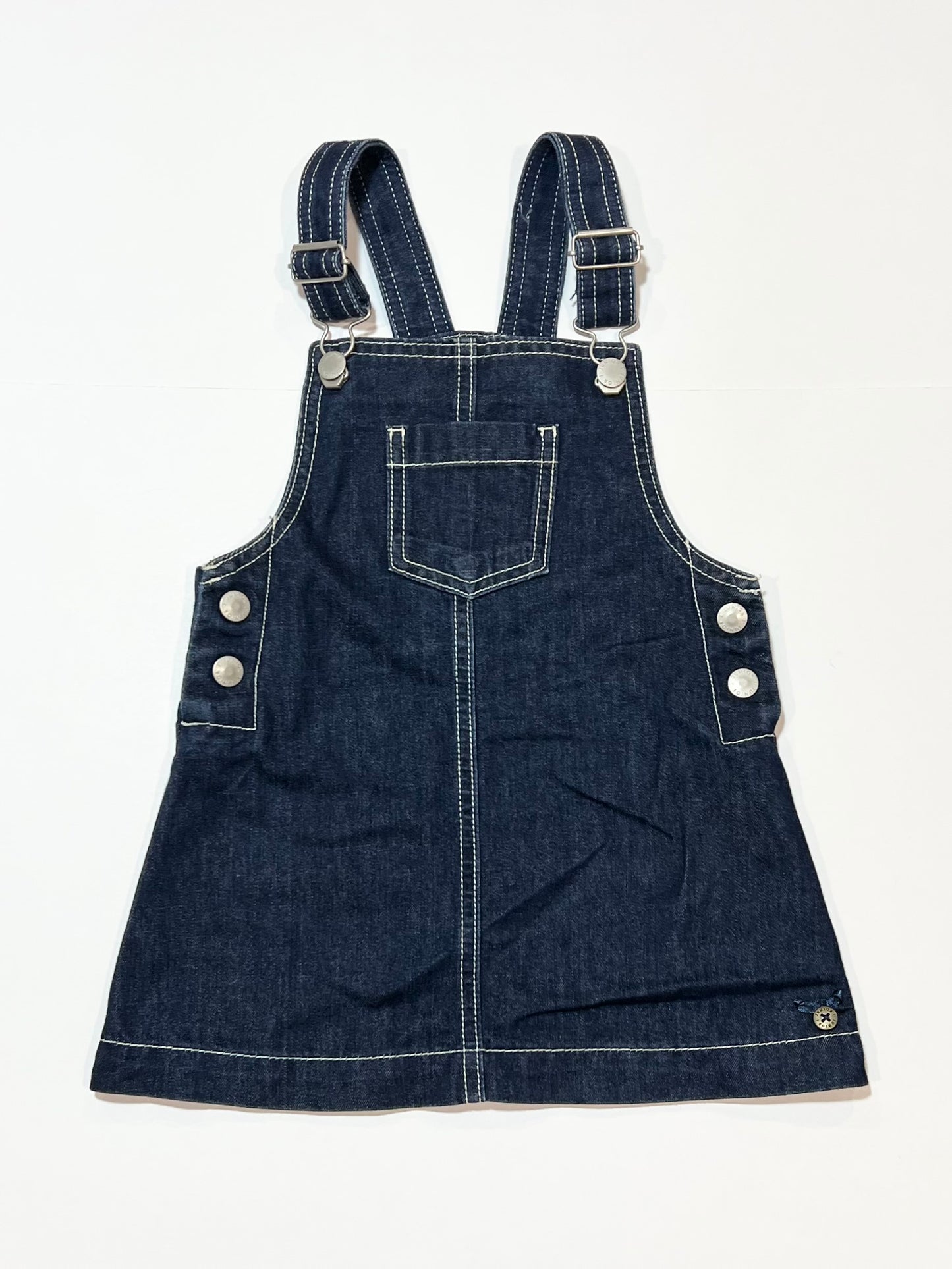 Denim pinafore - Size 2-3