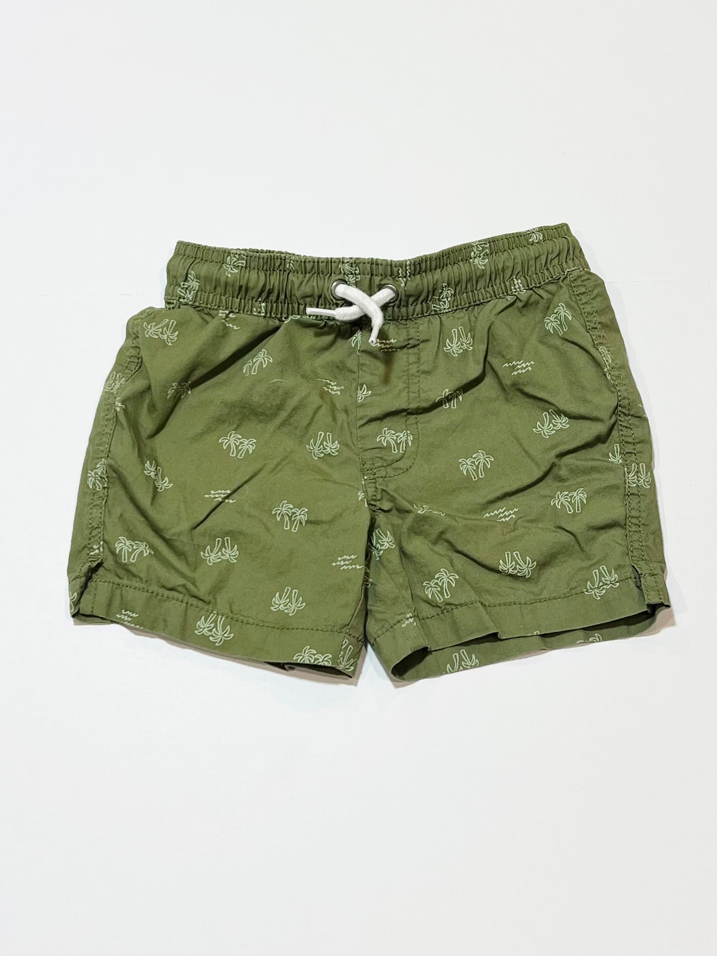Green palm shorts - Size 3