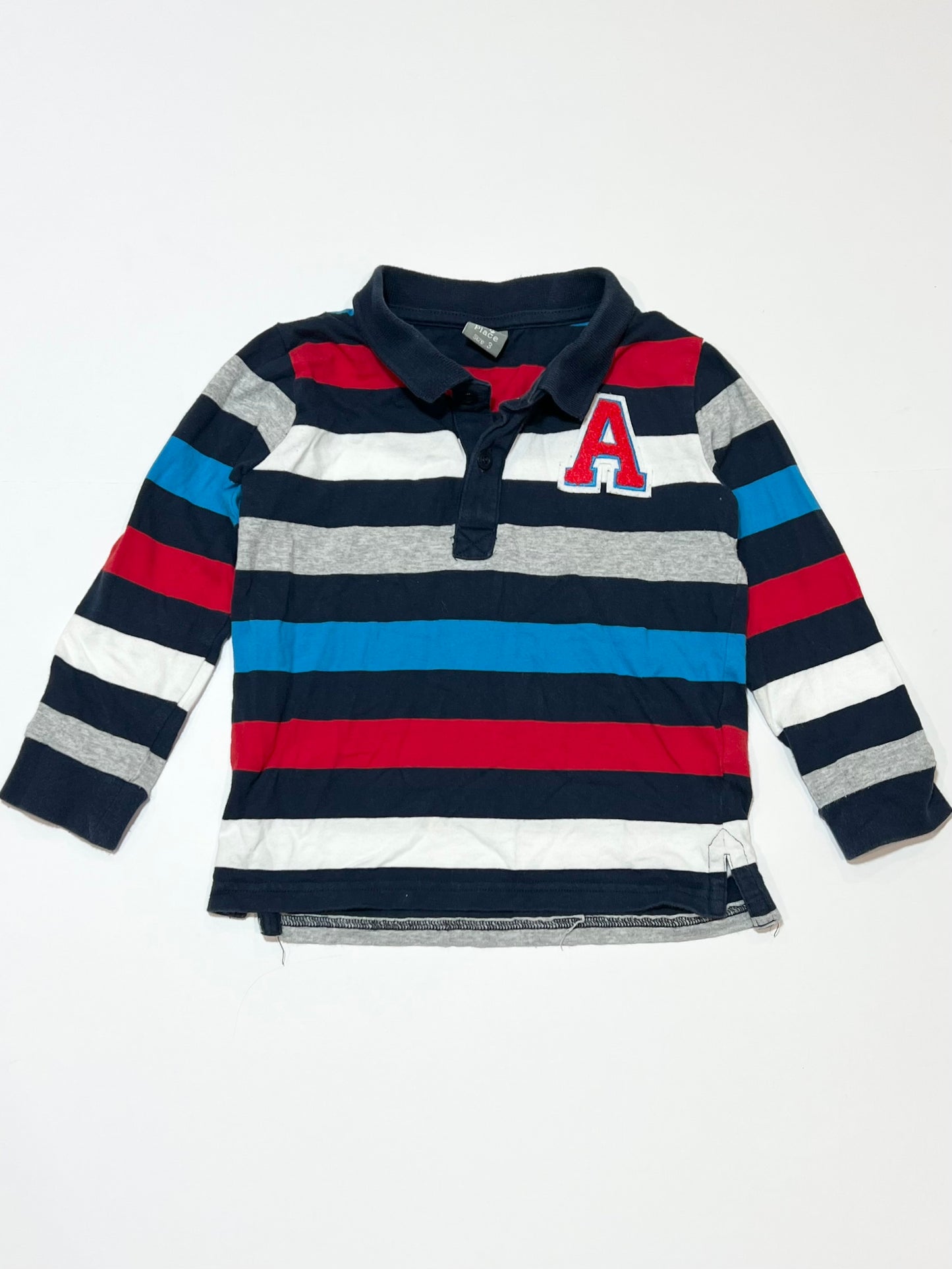 Striped polo top - Size 3