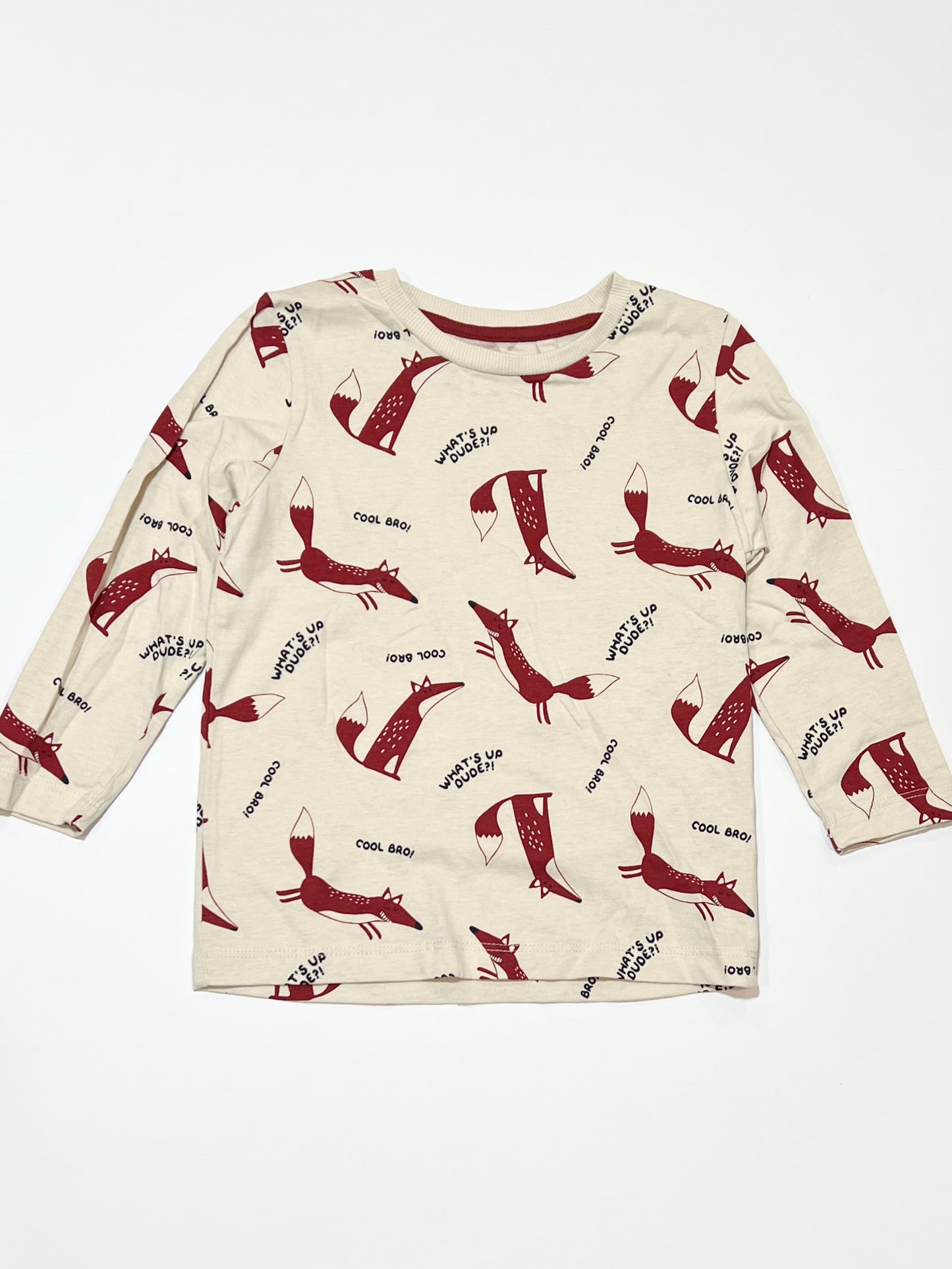 Foxes top - Size 3