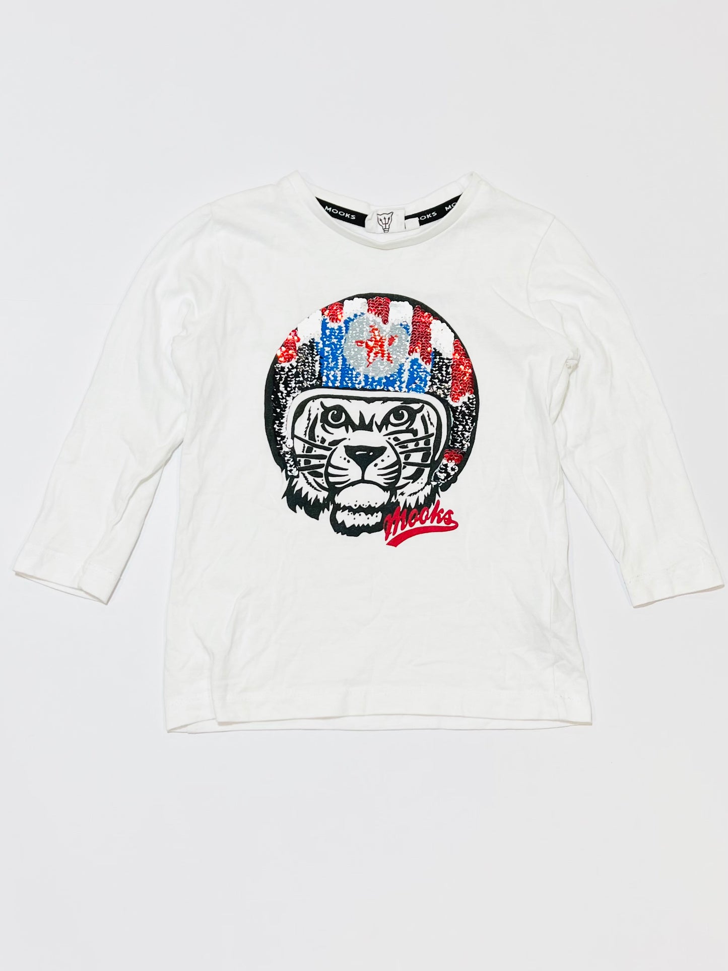 Sequined tiger top - Size 3