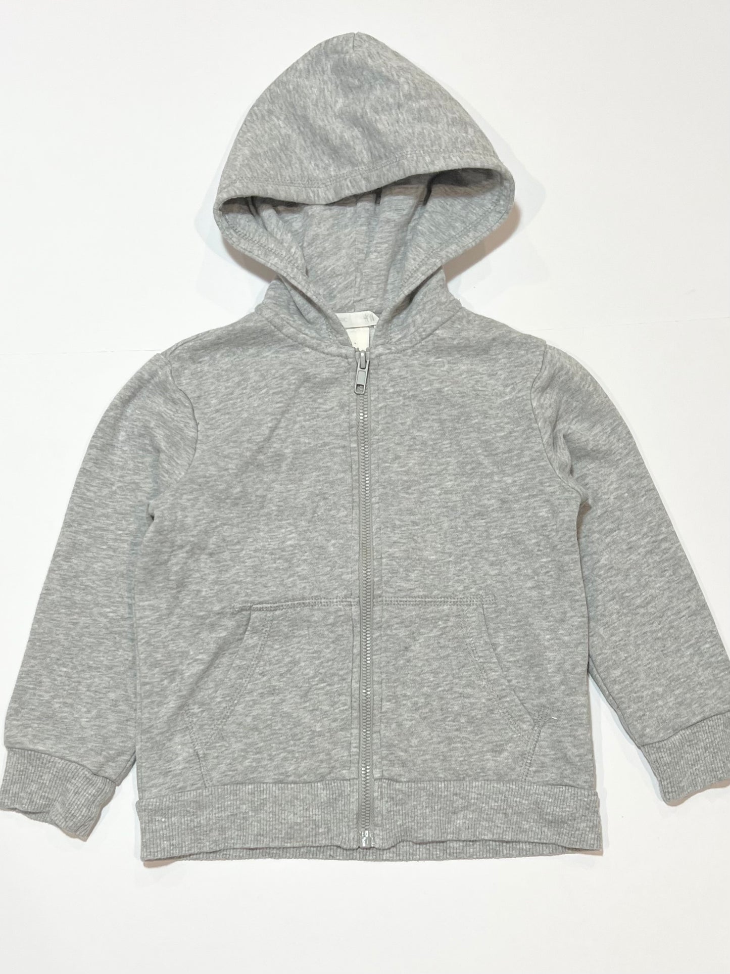 Grey zip hoodie - Size 3-4