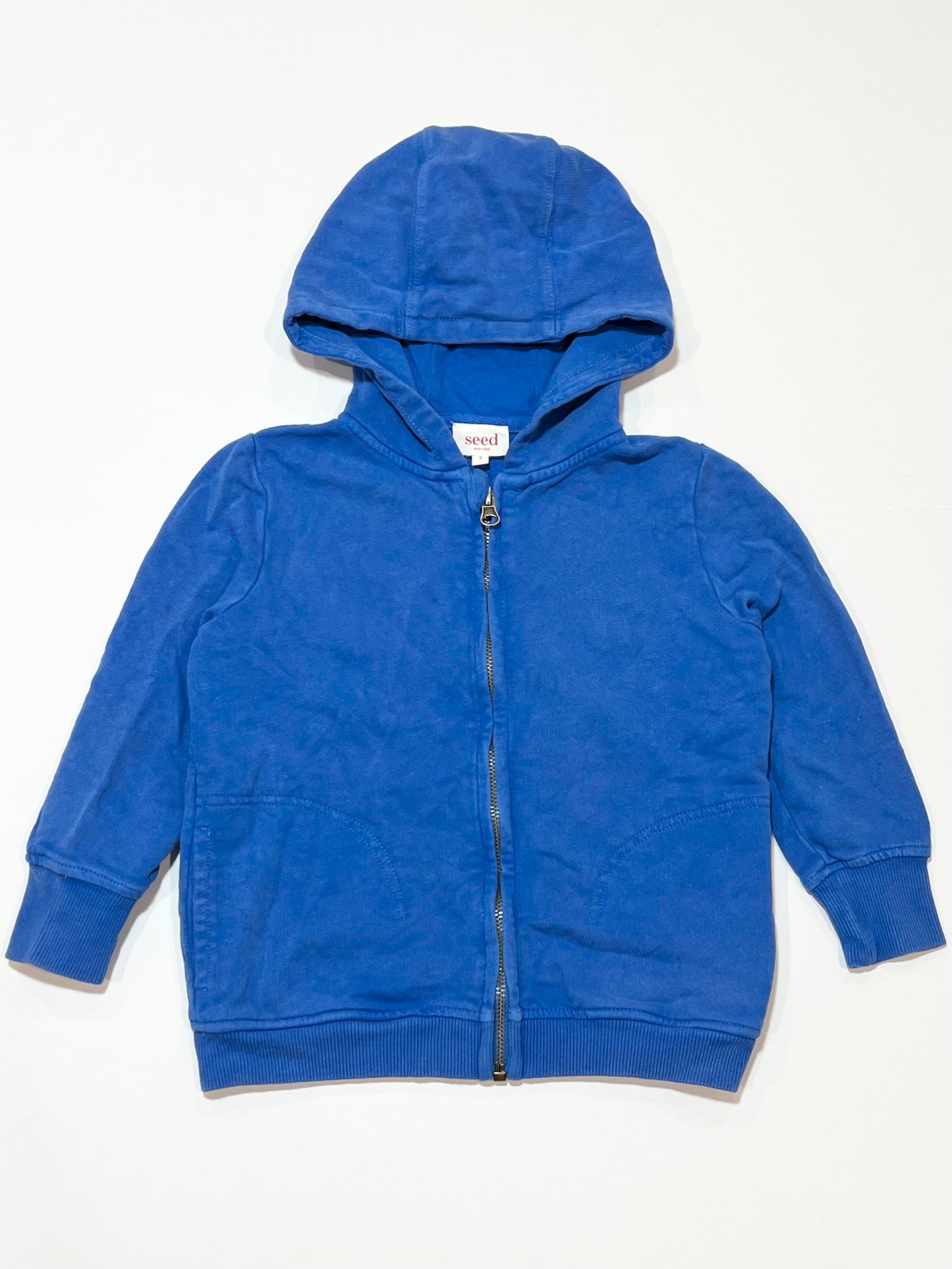 Blue zip hoodie - Size 3
