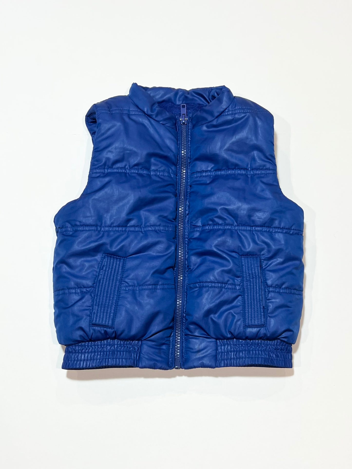 Blue puffer vest - Size 3