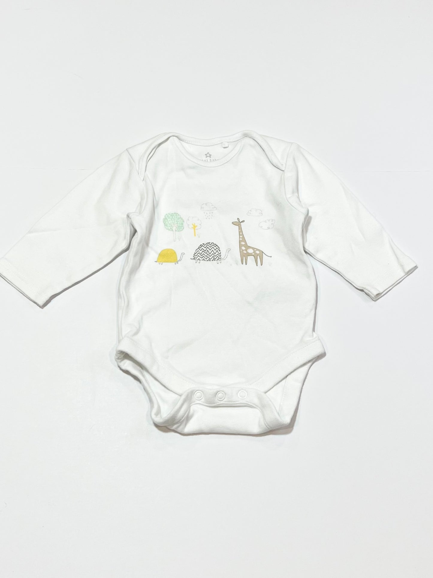 White animals bodysuit - Size 00