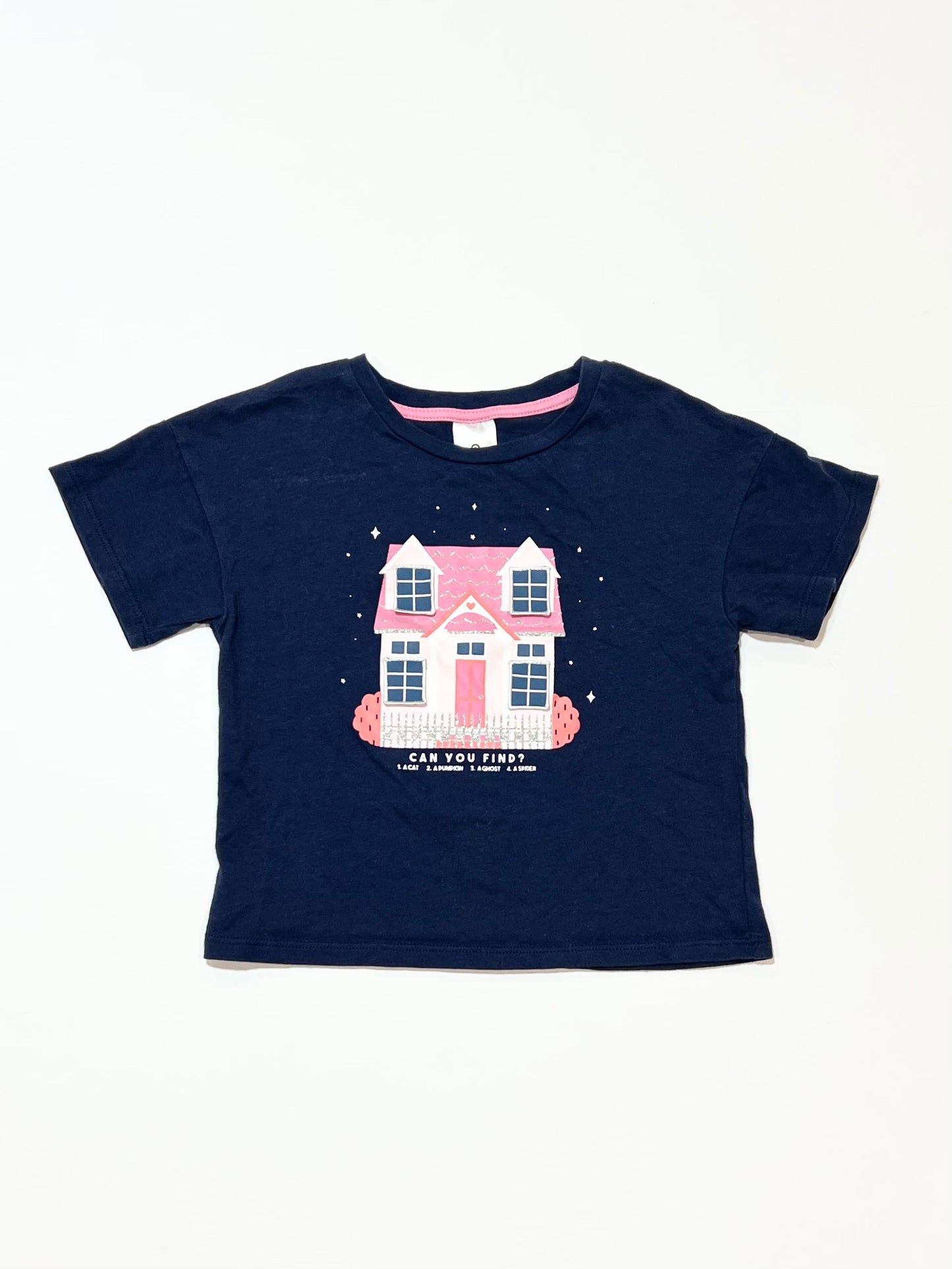 Navy house tee - Size 3