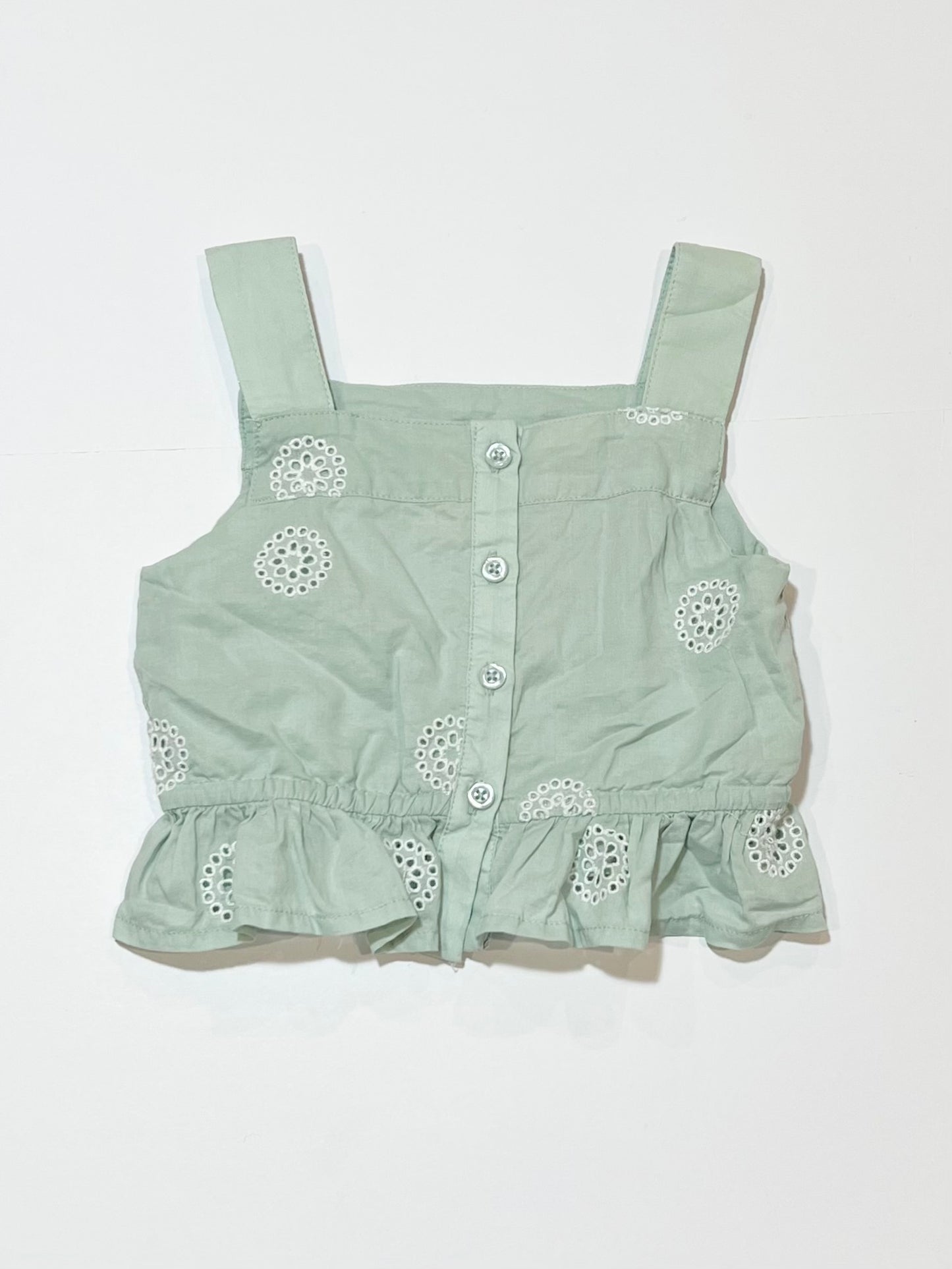 Green crop top - Size 3