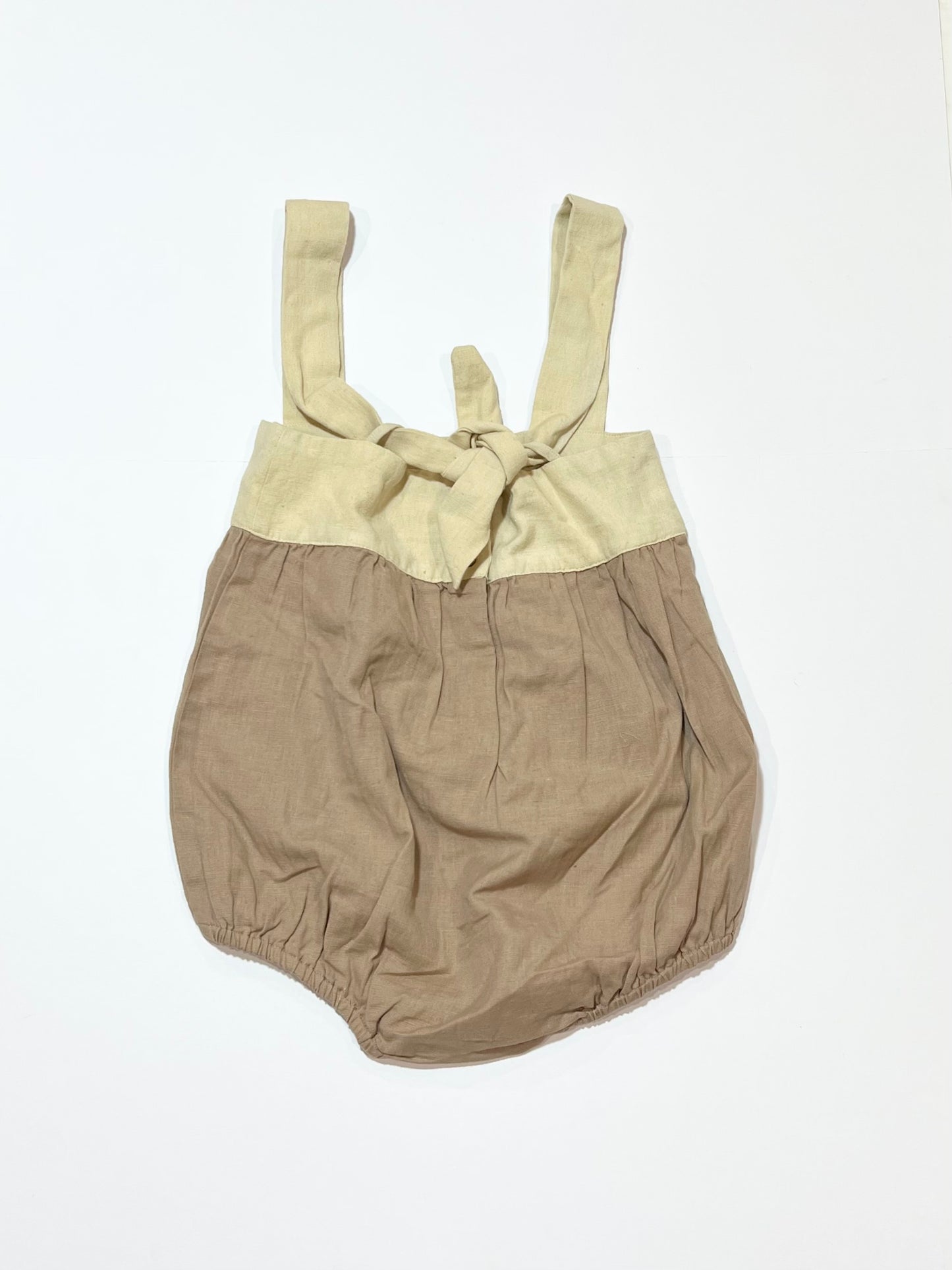 Brown romper - Size 3