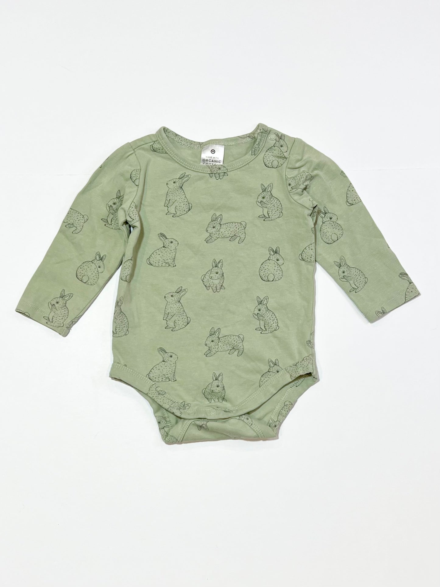 Green bunny bodysuit - Size 00