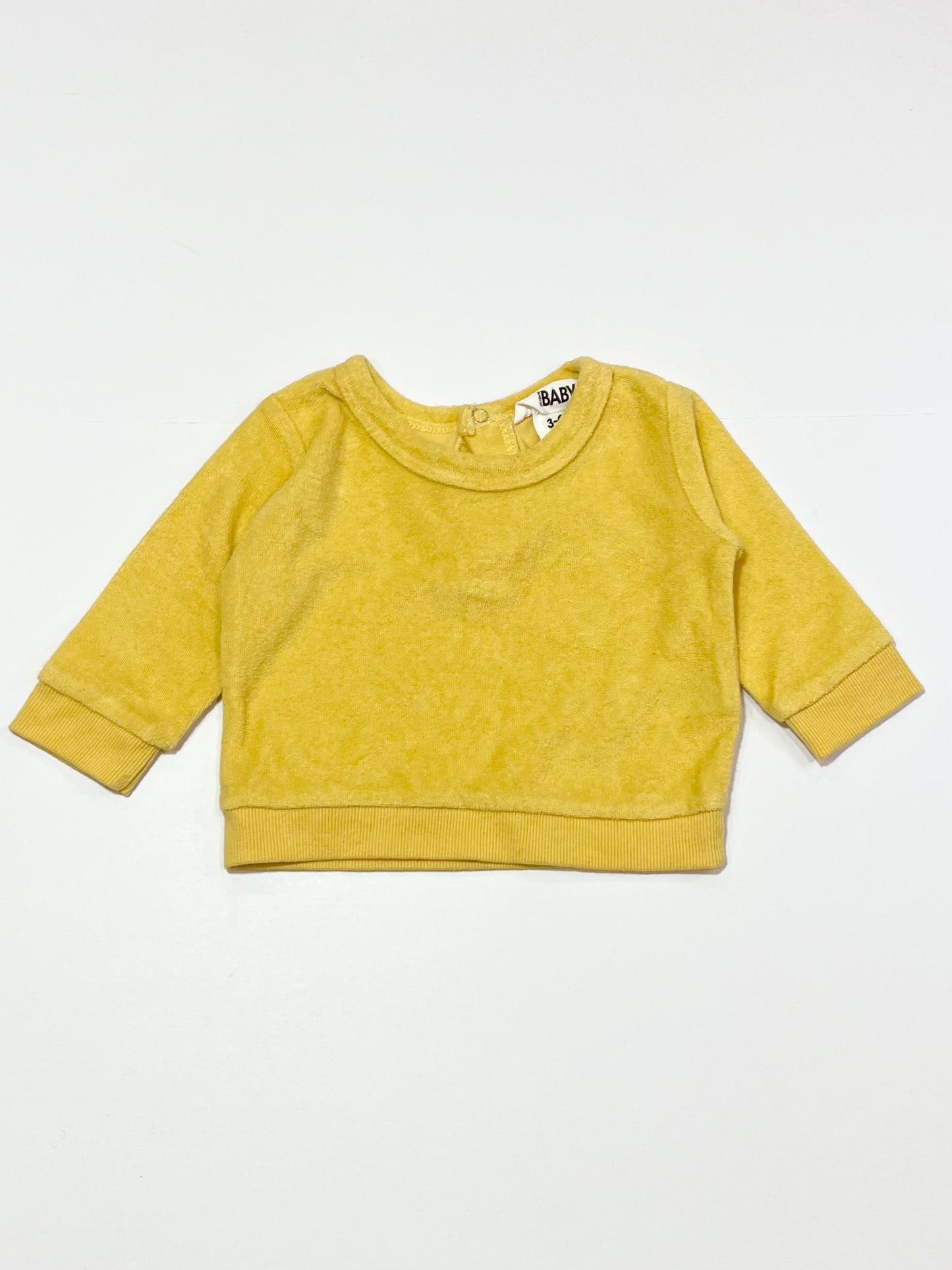 Yellow terry sweater - Size 00