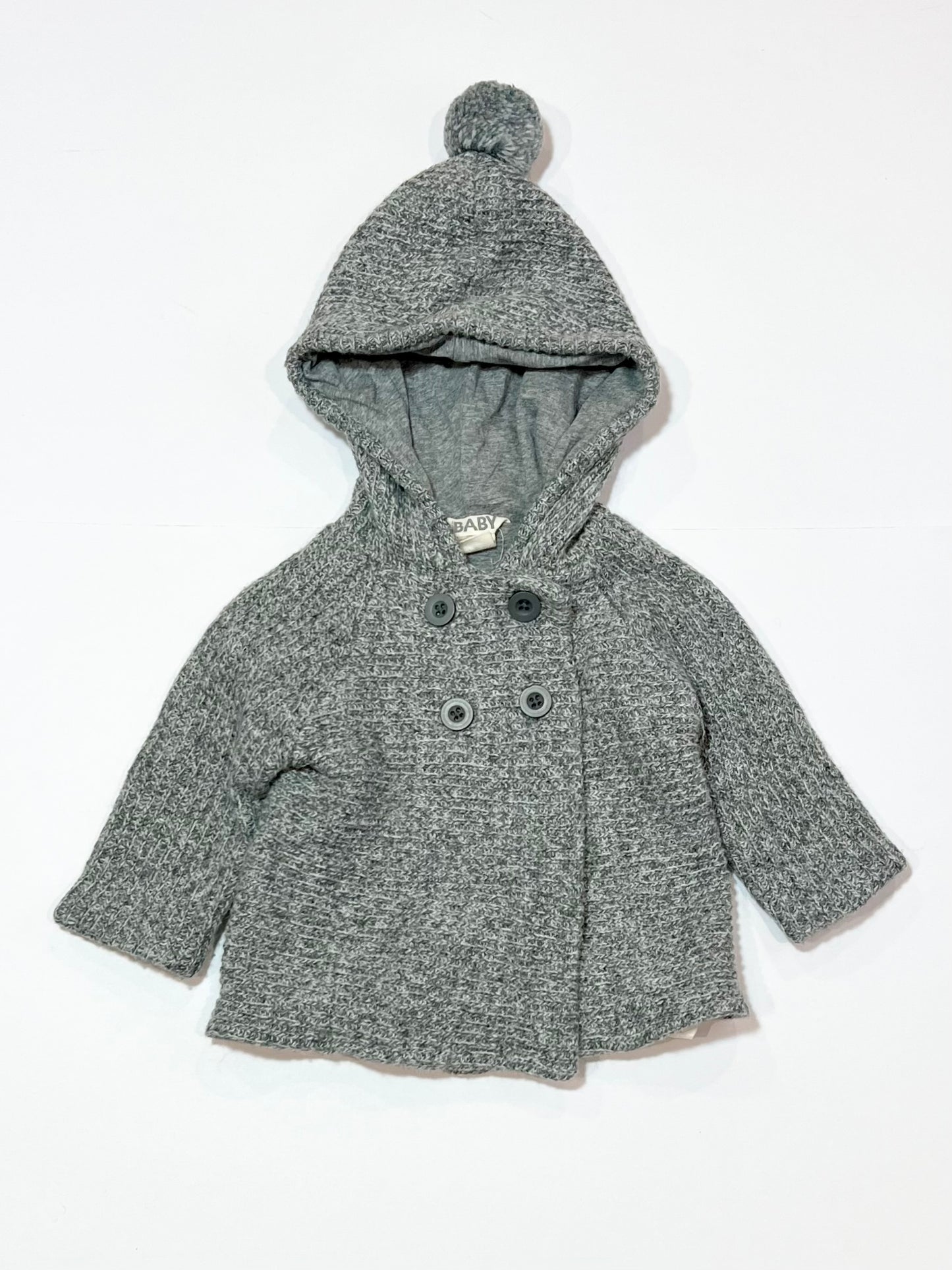 Grey knit jacket - Size 00