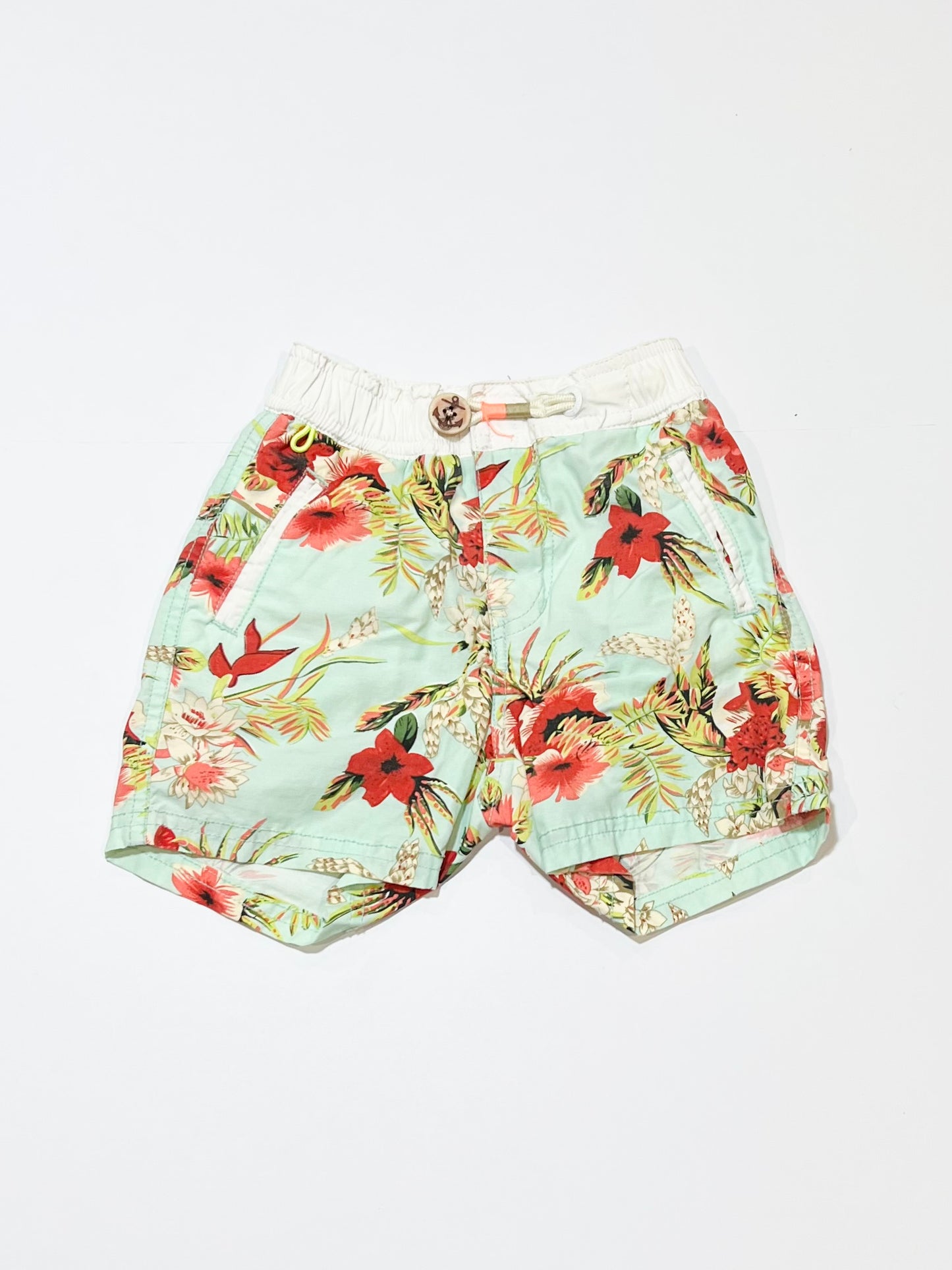 Floral boardshorts - Size 4