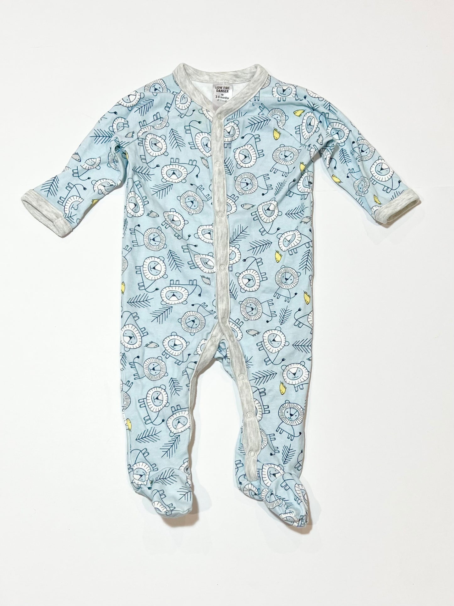 Blue lions onesie - Size 00