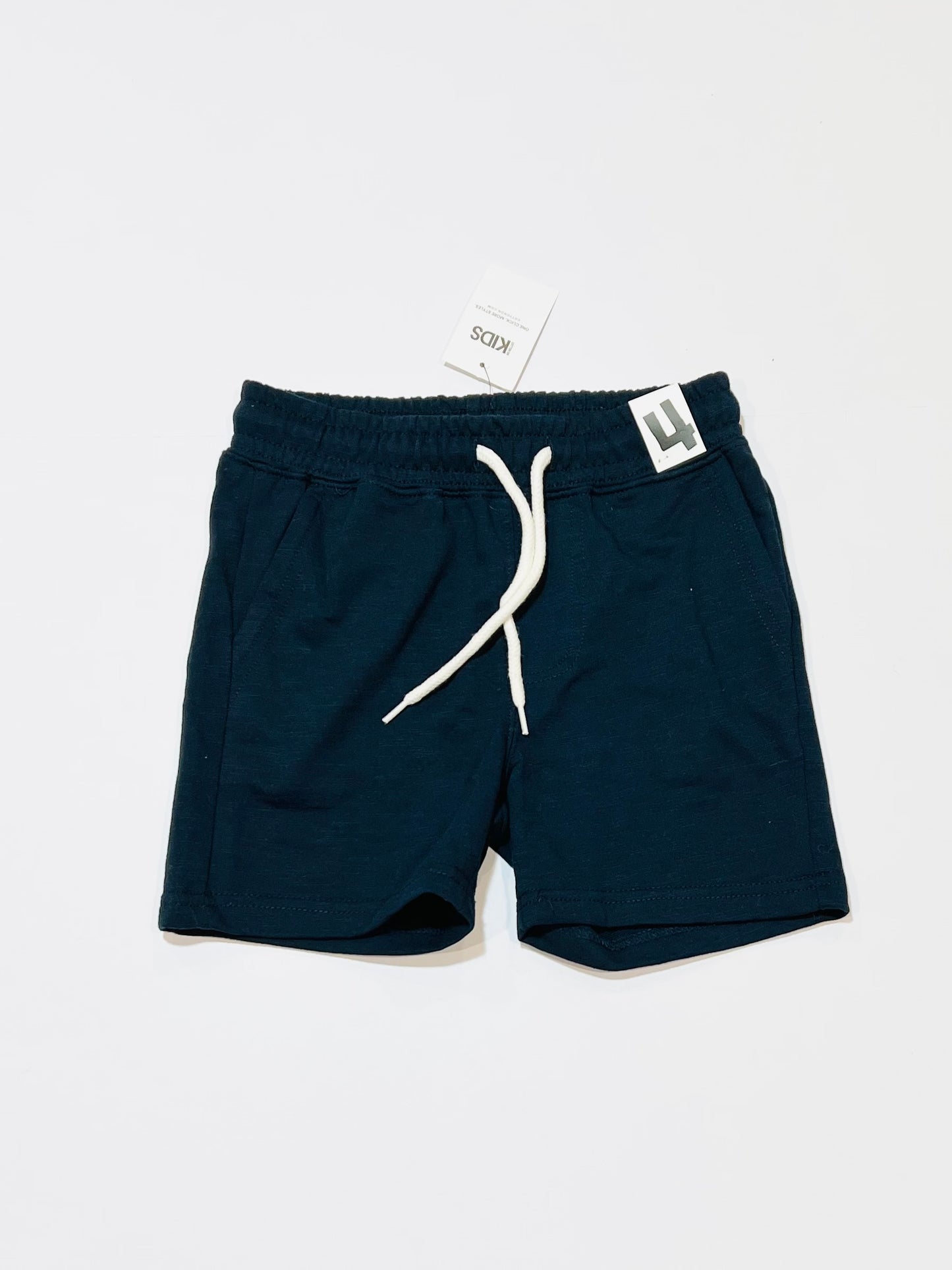 Navy track shorts brand new - Size 4