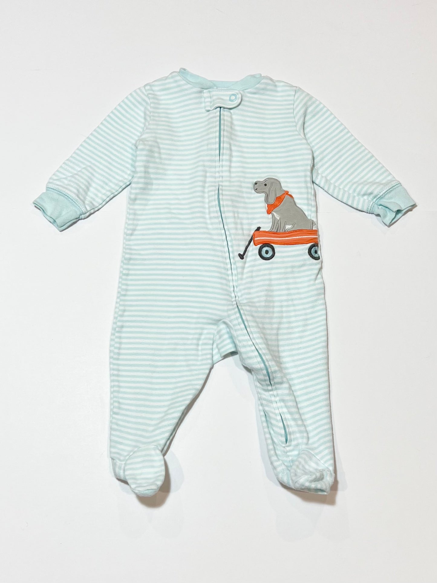 Striped zip onesie - Size 00