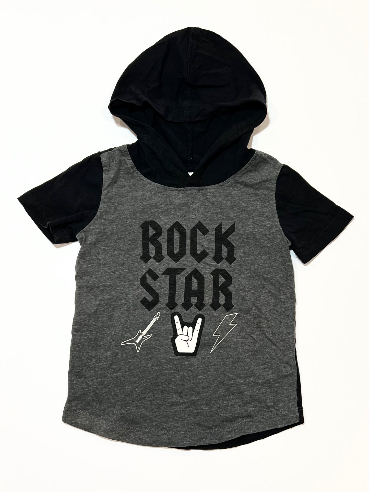 Hooded rock star tee - Size 4