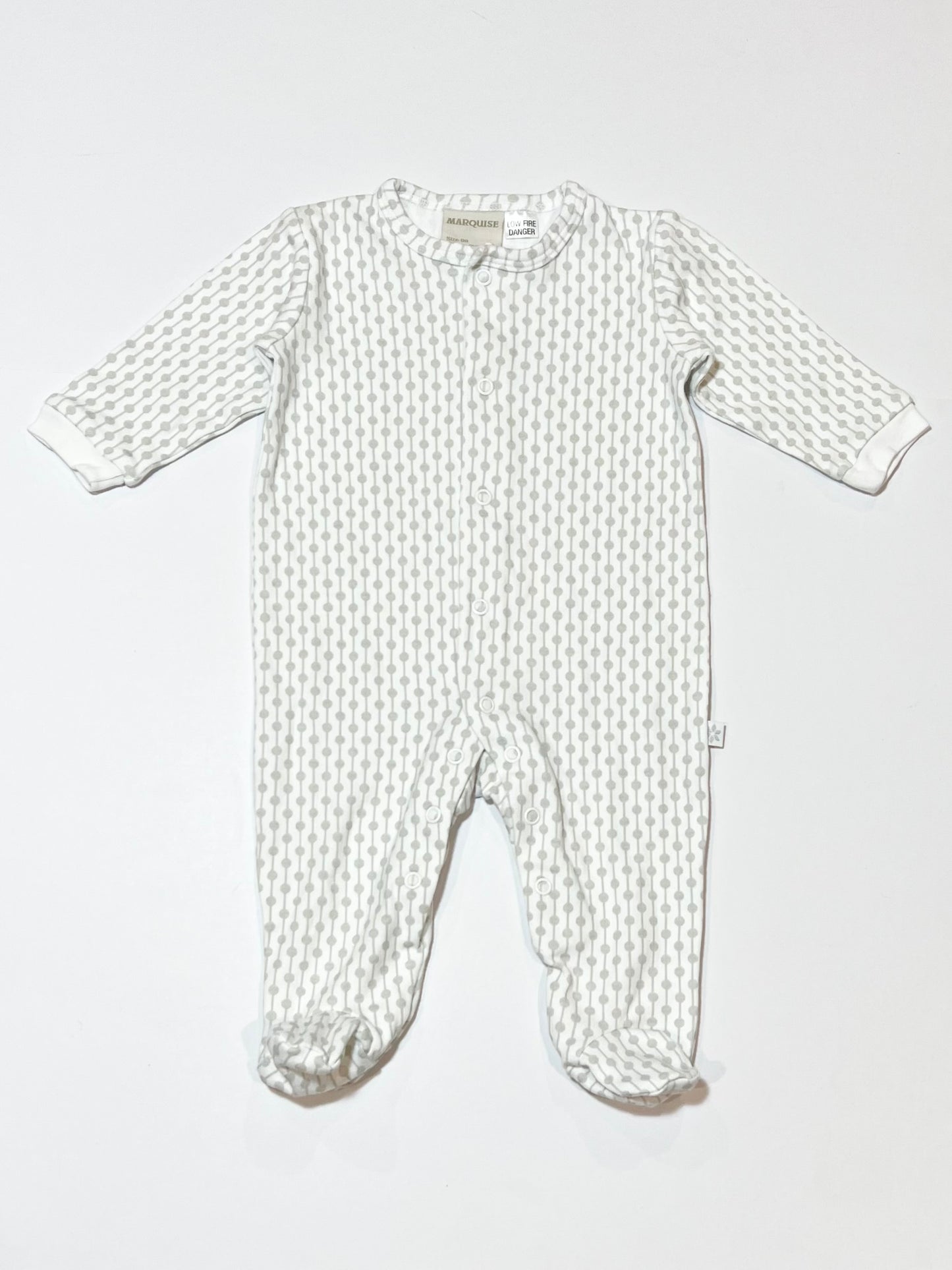 Grey spot onesie - Size 00