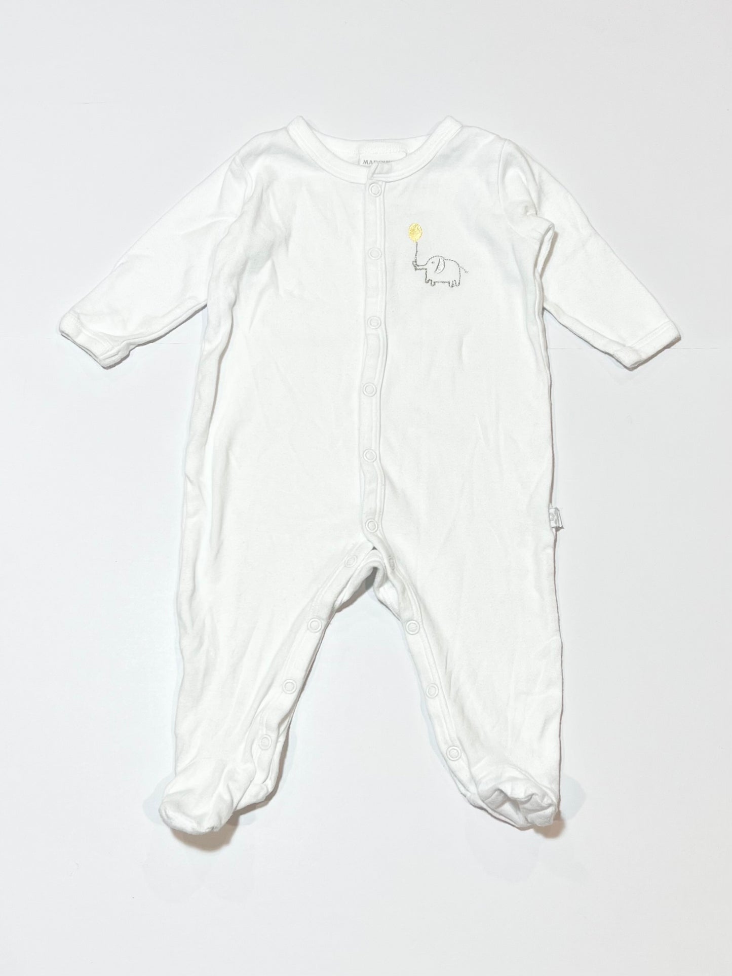 White elephant onesie - Size 00