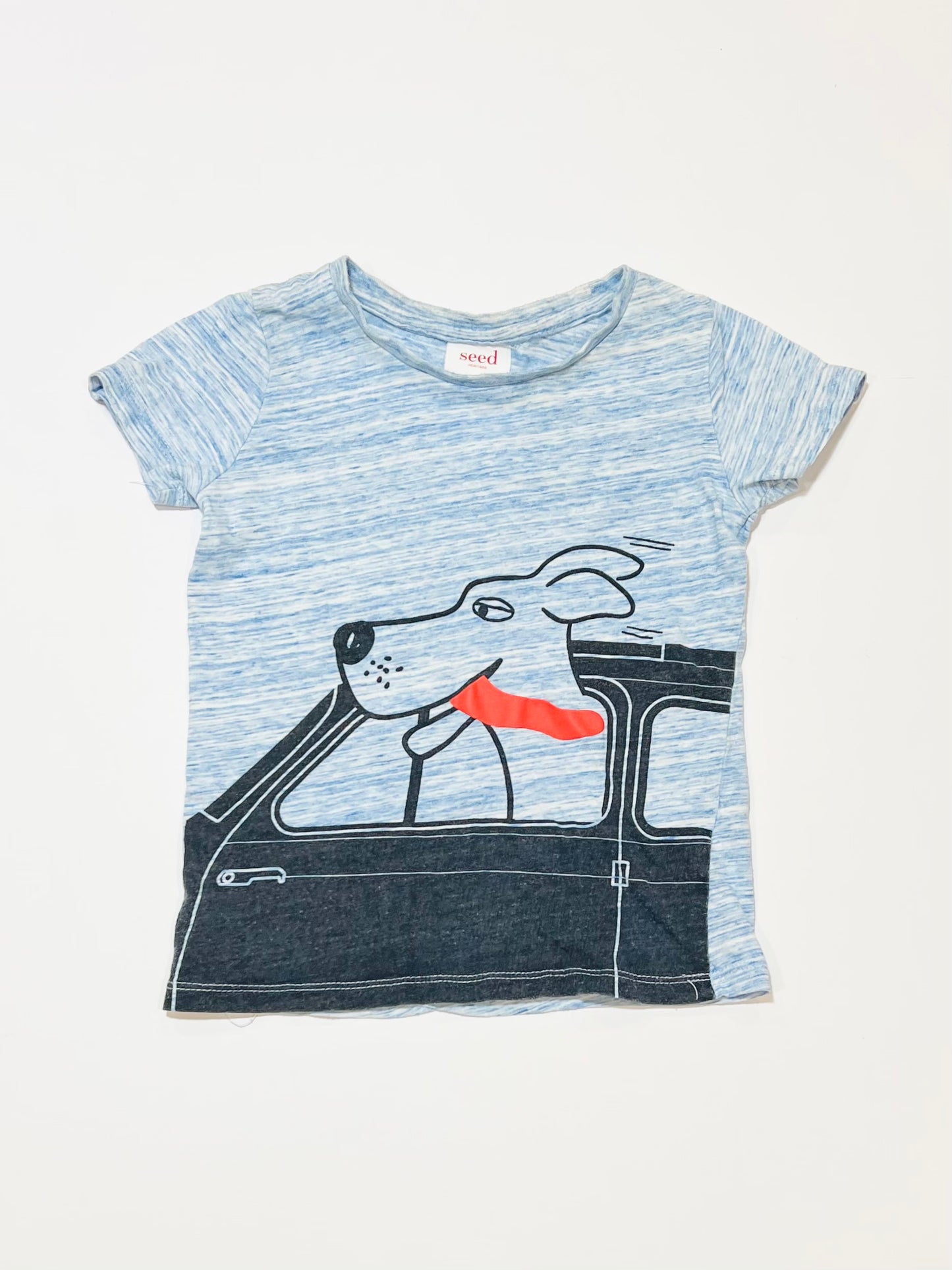 Blue dog tee - Size 4