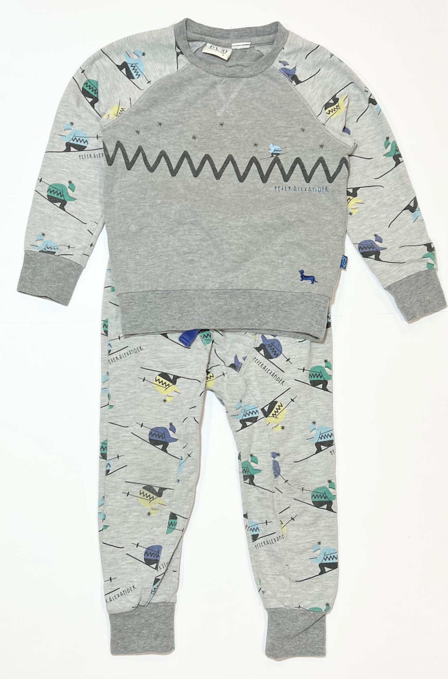 Grey skiing pyjamas - Size 4