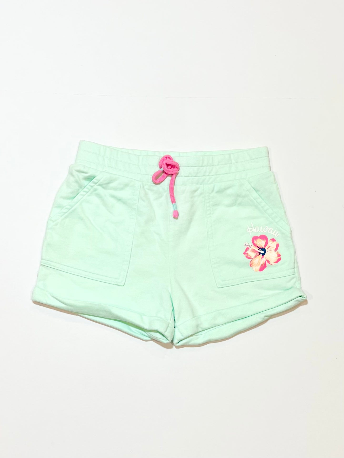 Green sweat shorts - Size 4