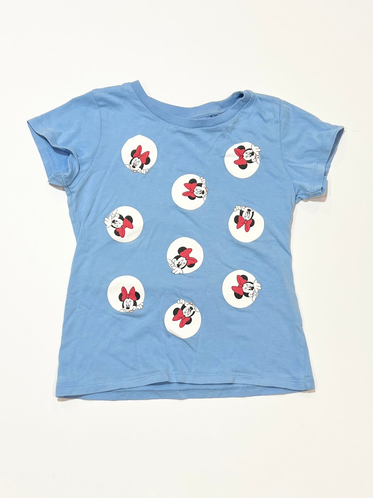 Blue Minni Mouse tee - Size 4