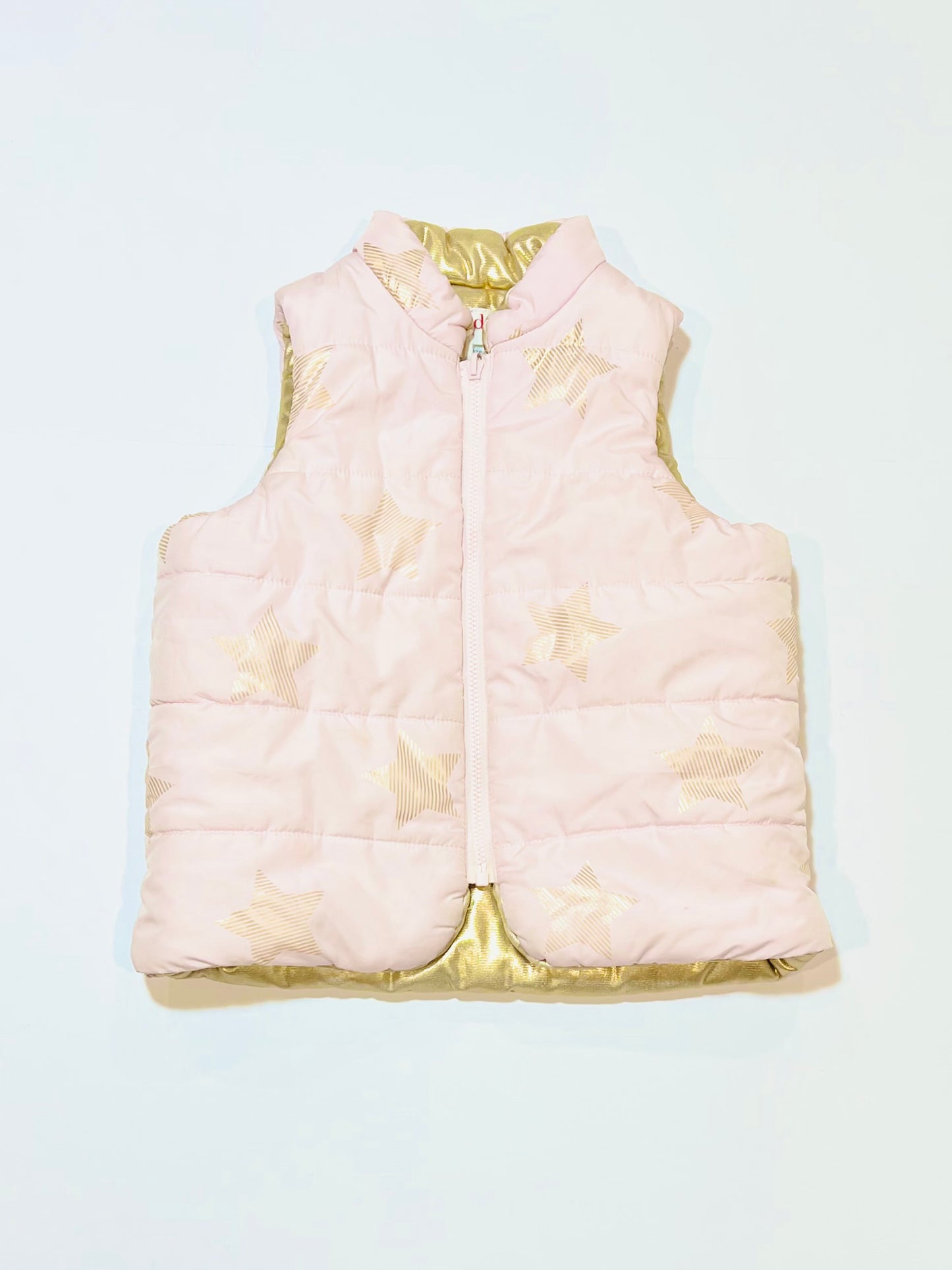 Reversible puffer vest - Size 4