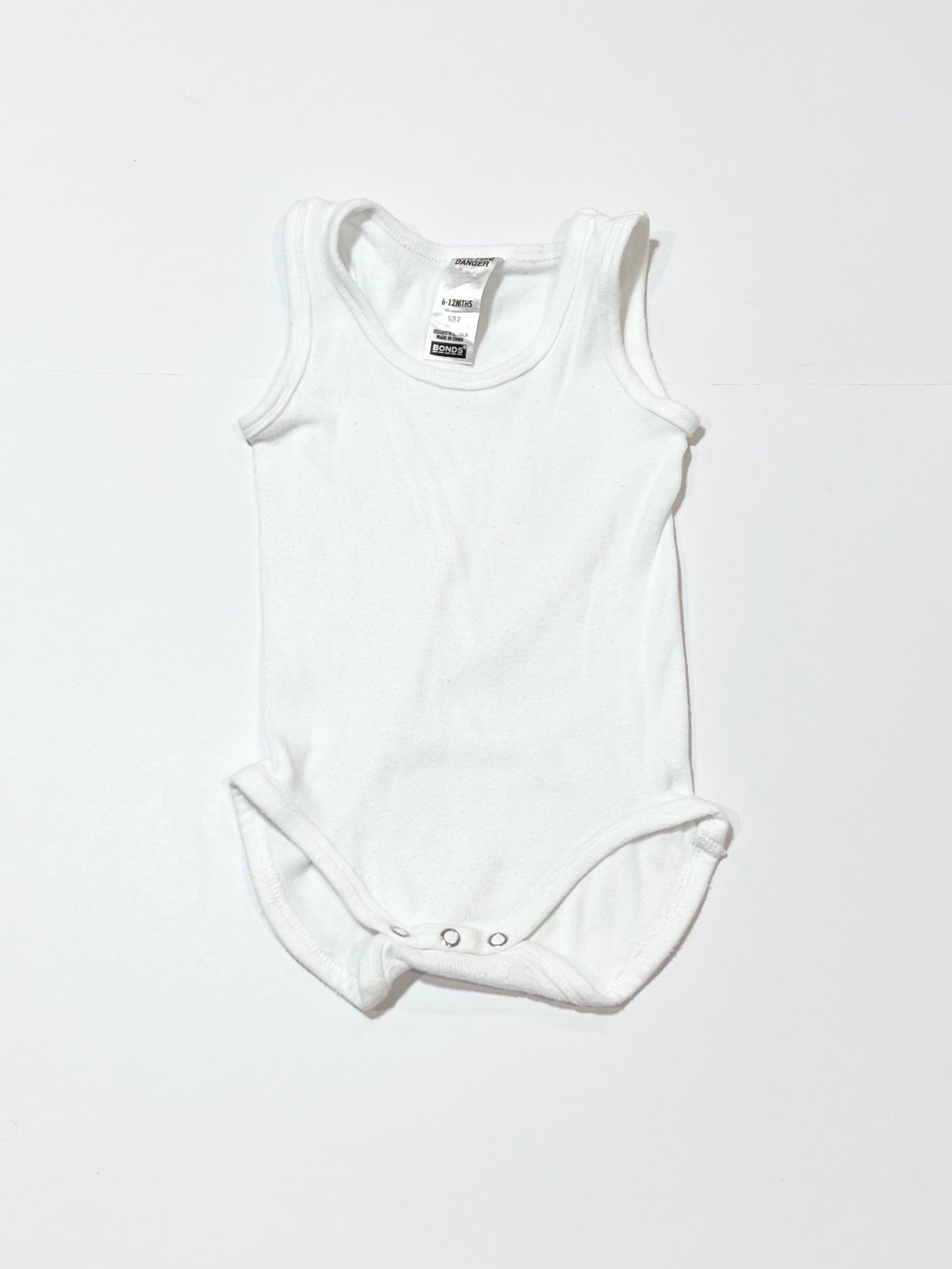White ribbed bodysuit - Size 0