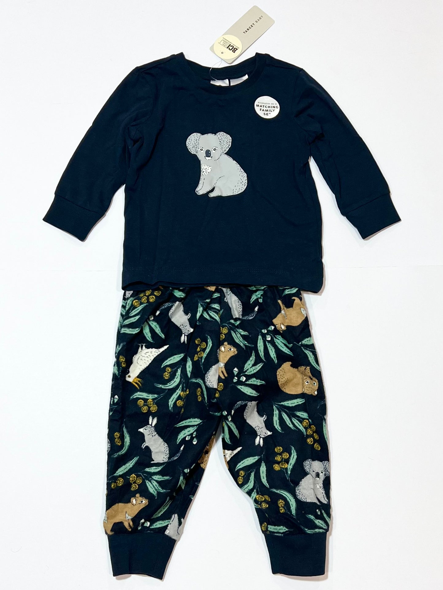 Navy koala pyjamas brand new - Size 0