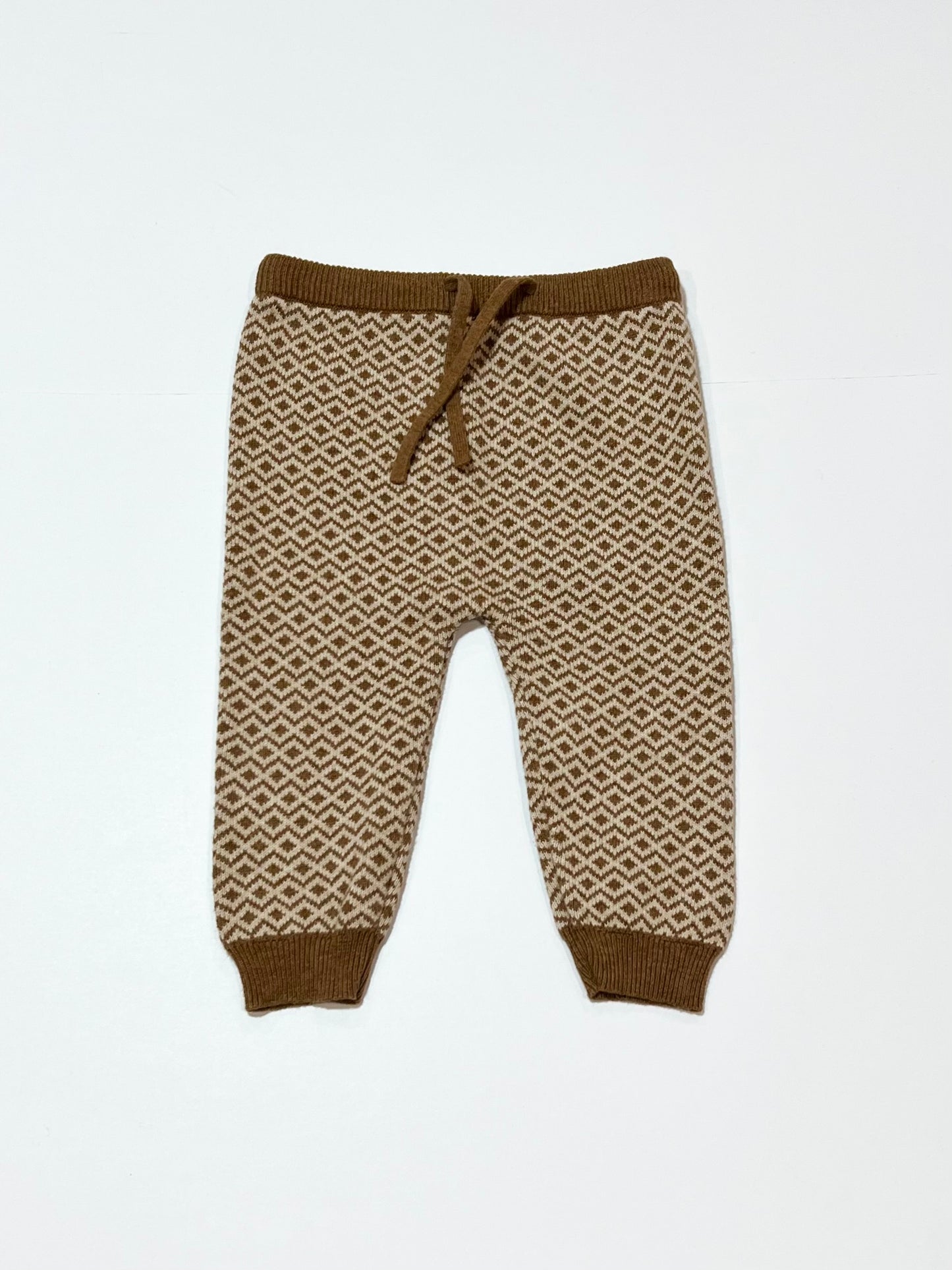 Brown knit pants - Size 0