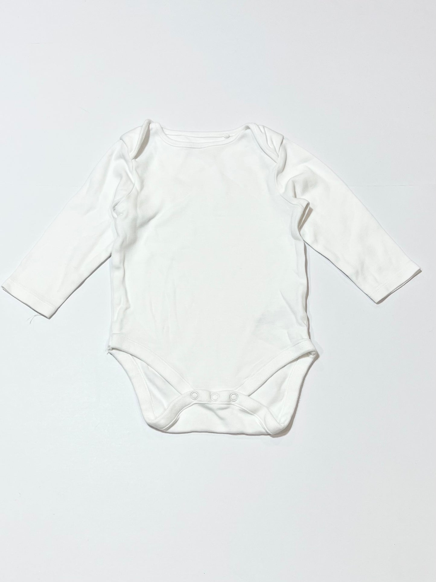 White bodysuit - Size 9-12 months