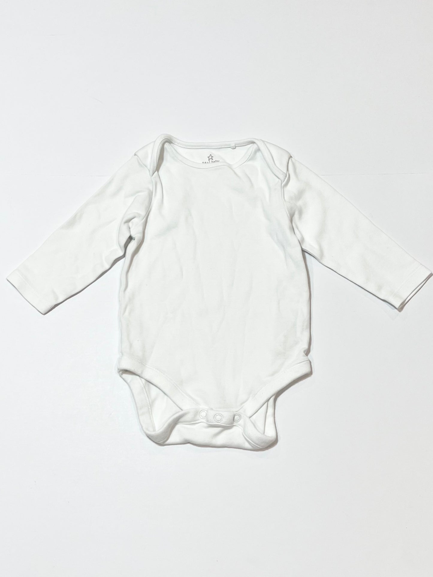 White bodysuit - Size 9-12 months