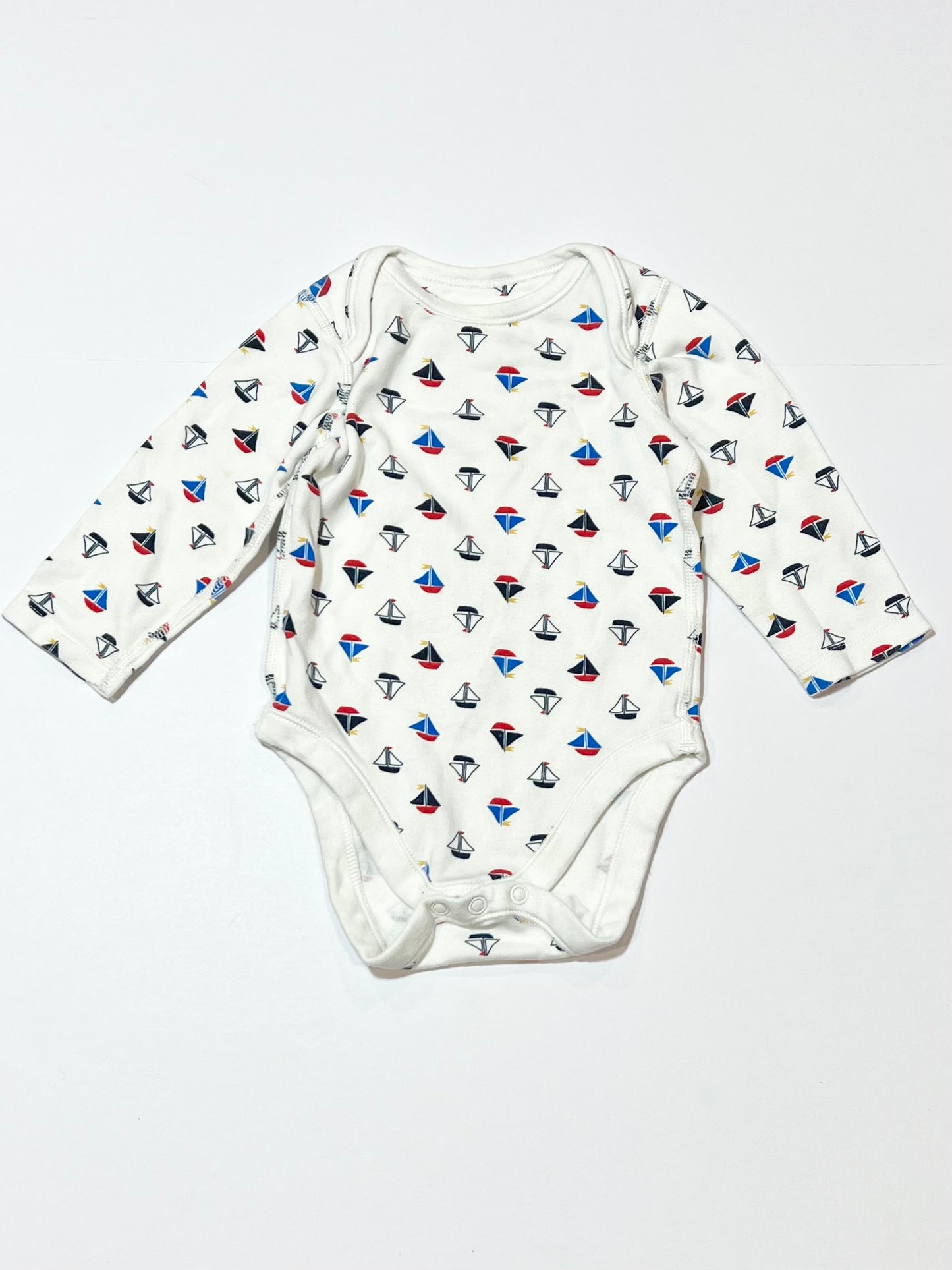 Sailboats bodysuit - Size 9-12 months