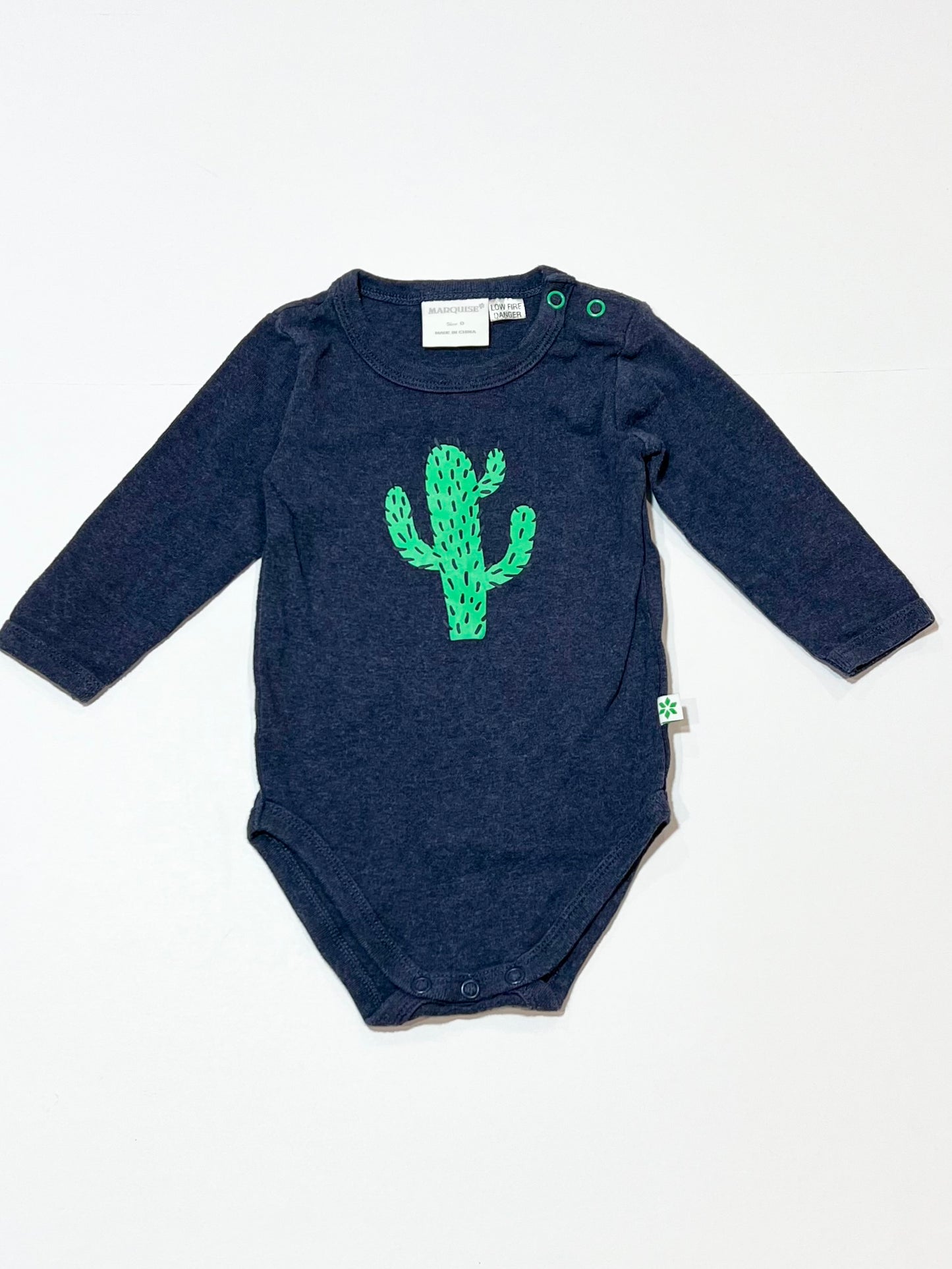 Grey cactus bodysuit - Size 0