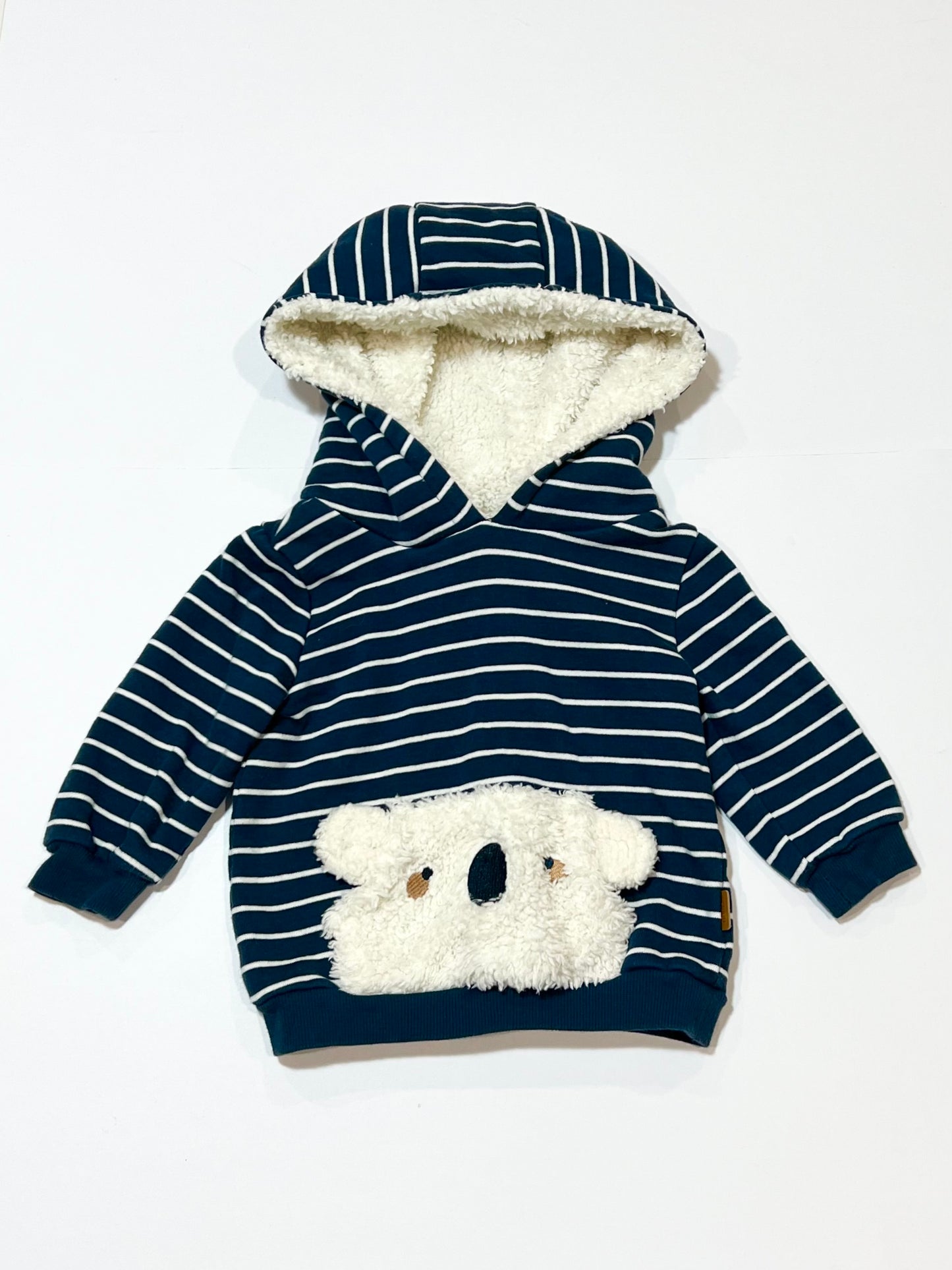 Striped koala hoodie - Size 0