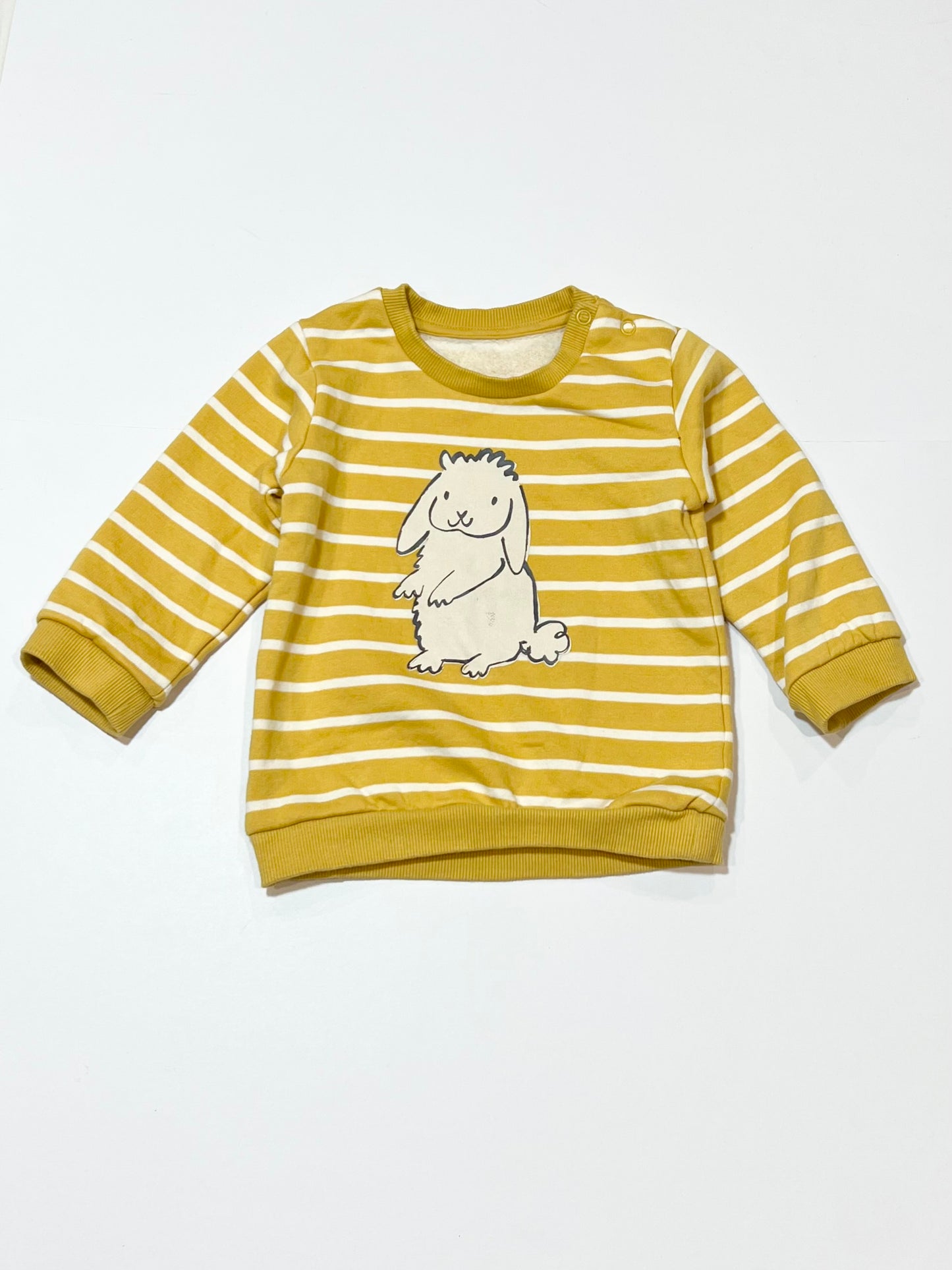 Striped bunny sweater - Size 9-12 months
