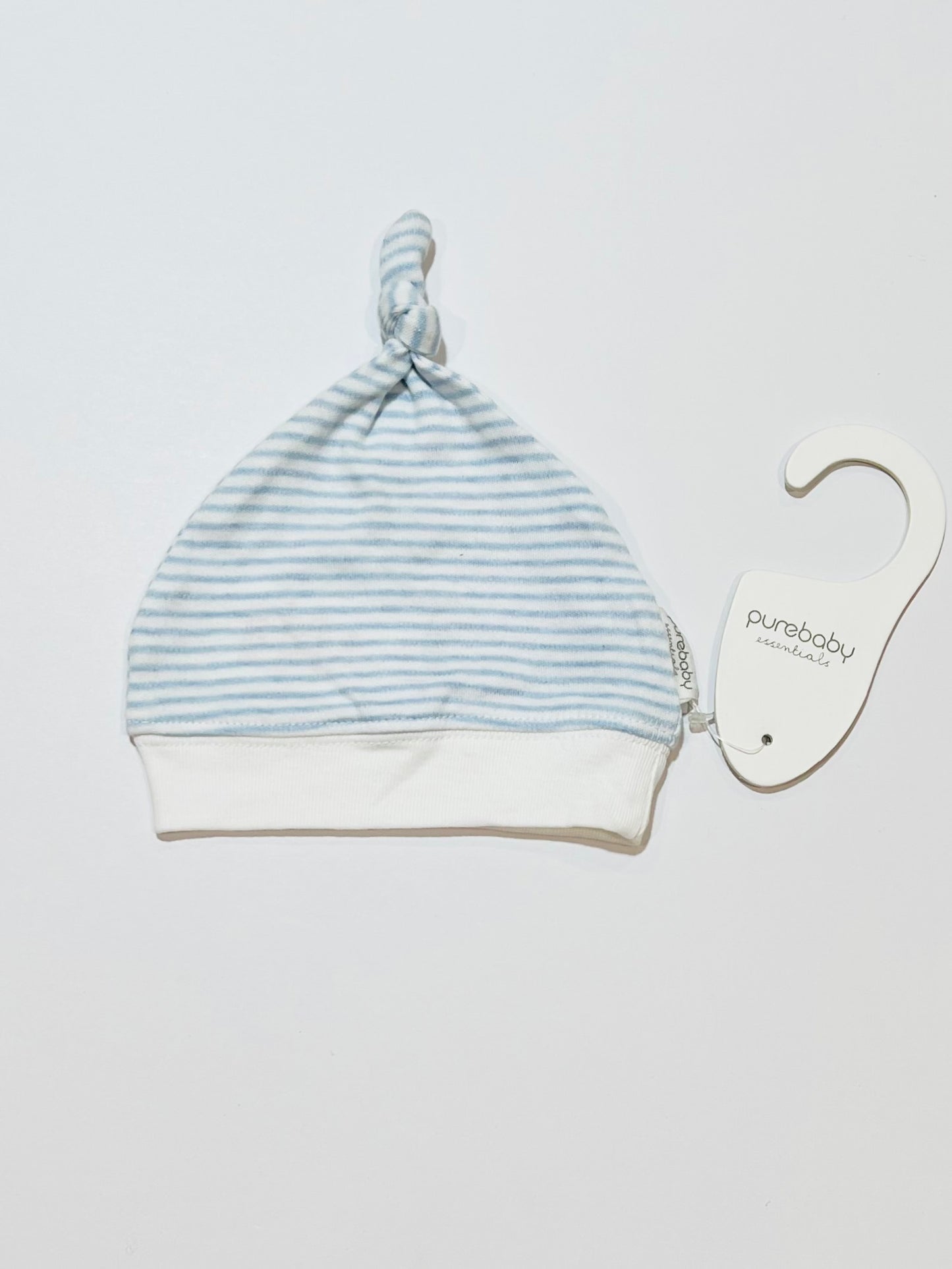 Striped beanie brand new - Size 0-3 months