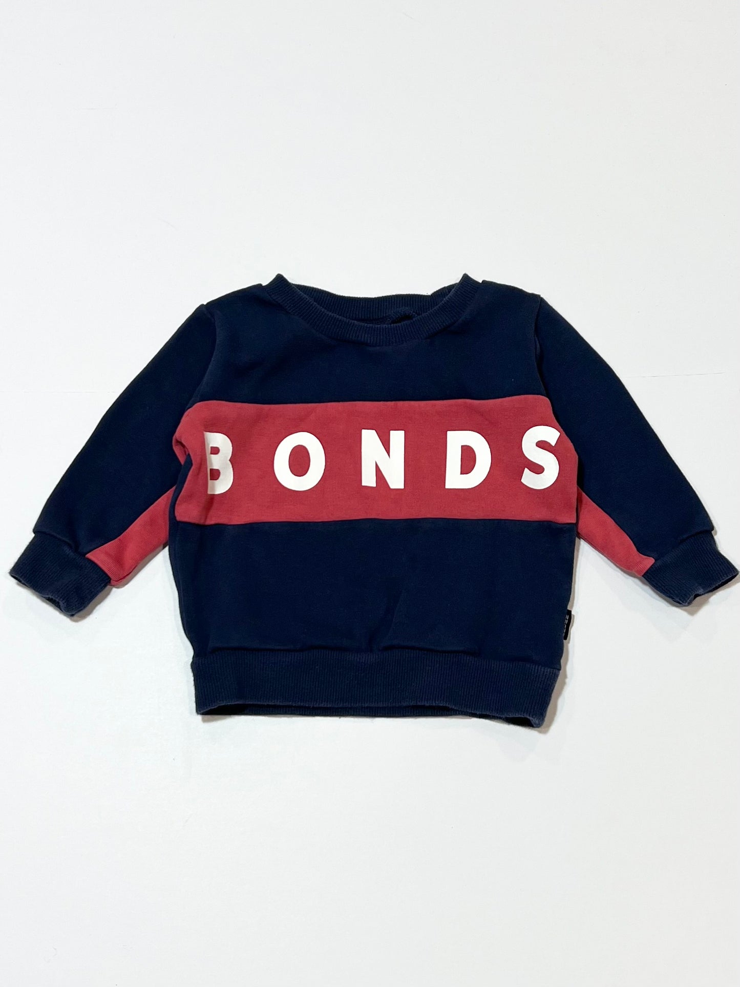 Navy logo sweater - Size 0