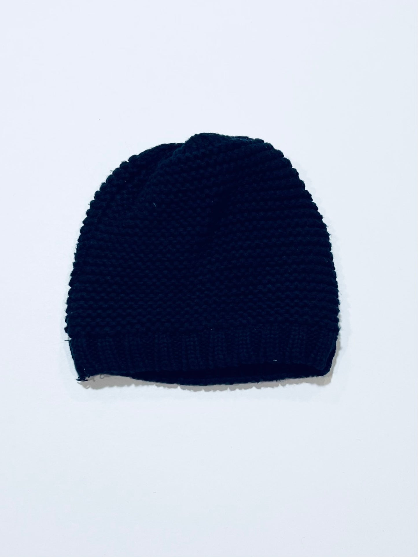 Navy knit beanie - Size 0-12 months
