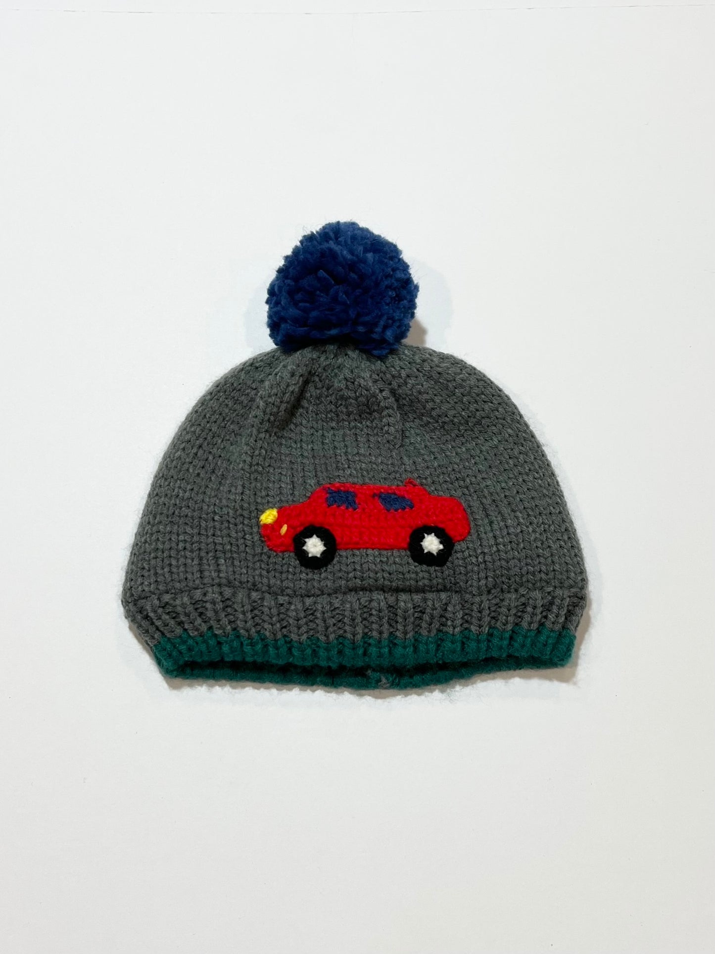 Red car beanie - Size 6-18 months