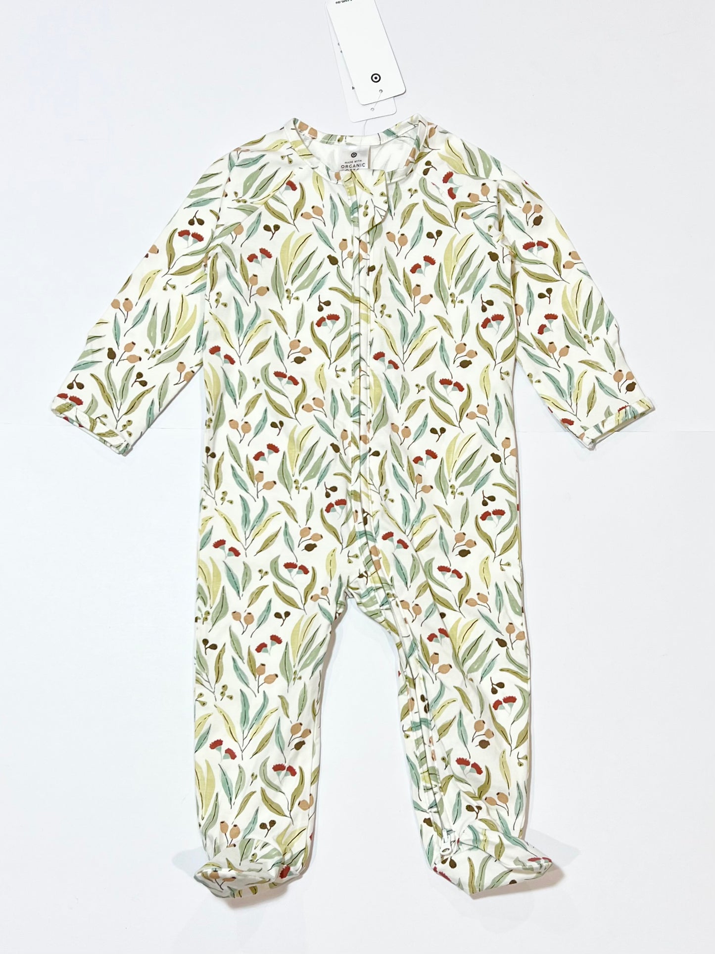 Gumnuts zip onesie brand new - Size 0