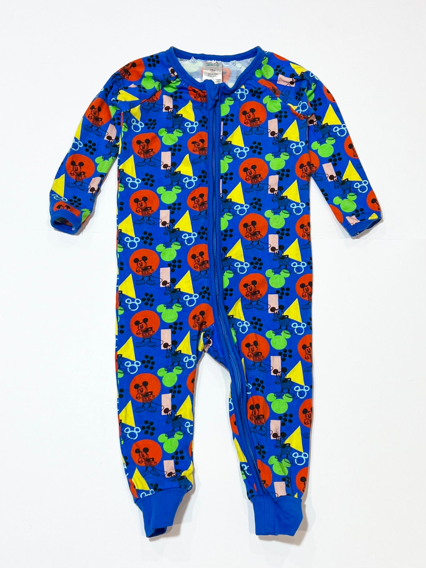 Mickey Mouse zip onesie - Size 0