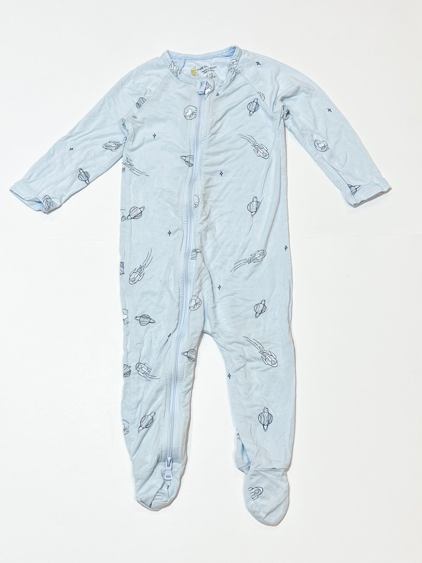 Bamboo zip onesie - Size 0