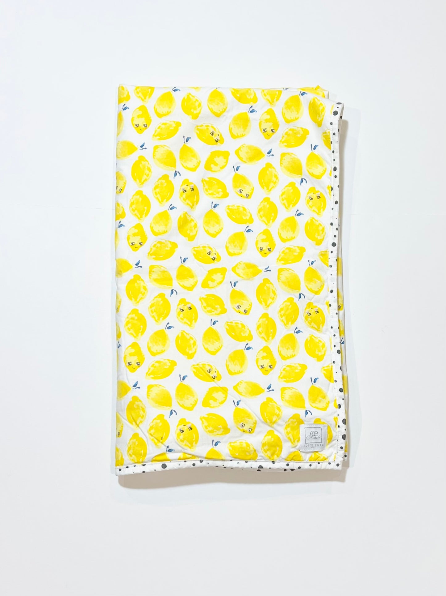 Lemons fleece blanket