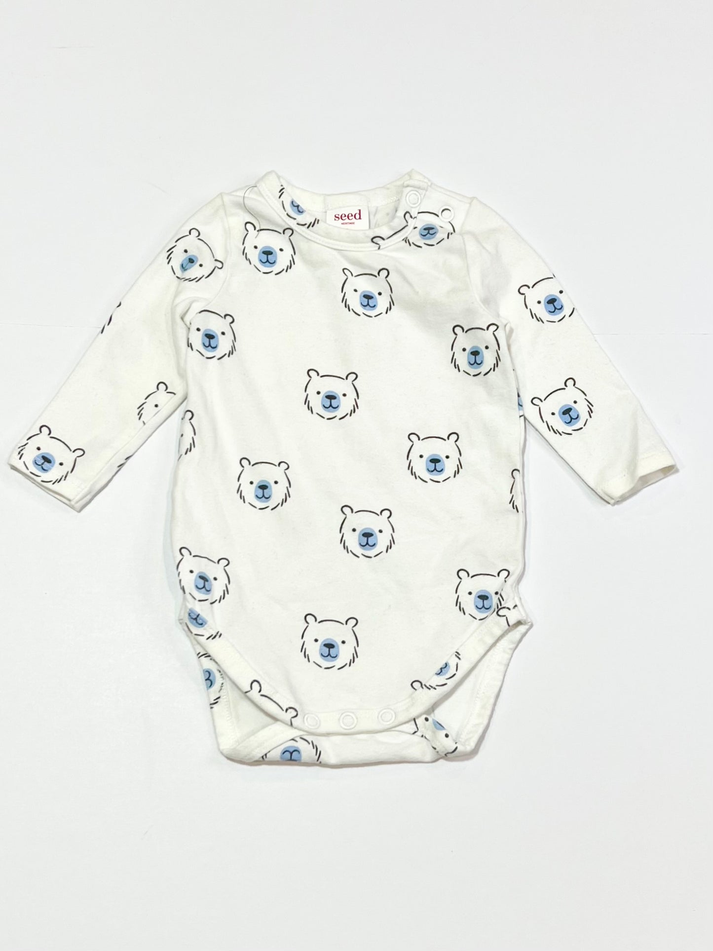 Blue bear bodysuit - Size 000